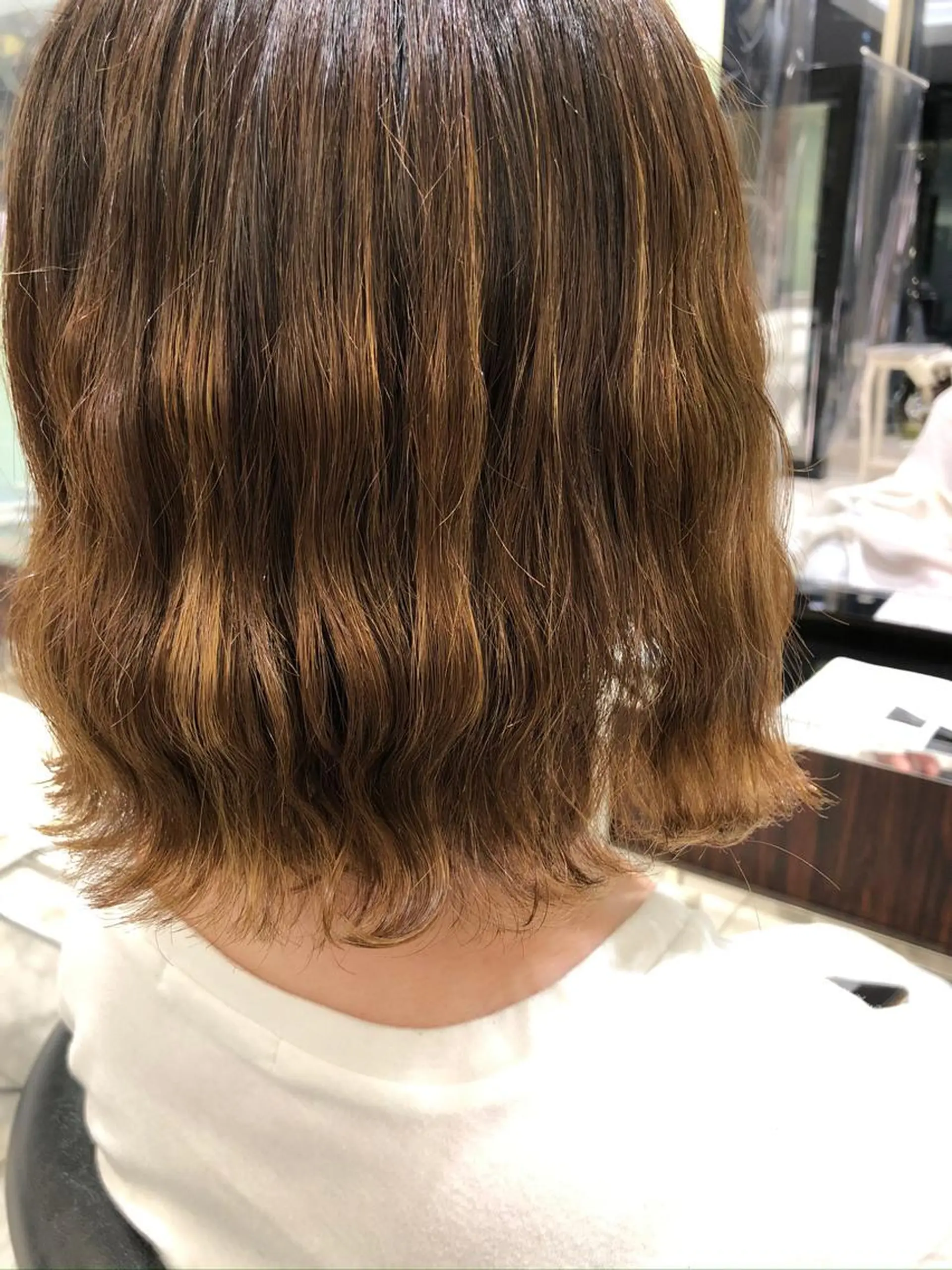 ミディアム パーマ ミディアムパーマ カット パーマ 🌿ブルーモスク TOKYO🌿のヘアスタイル