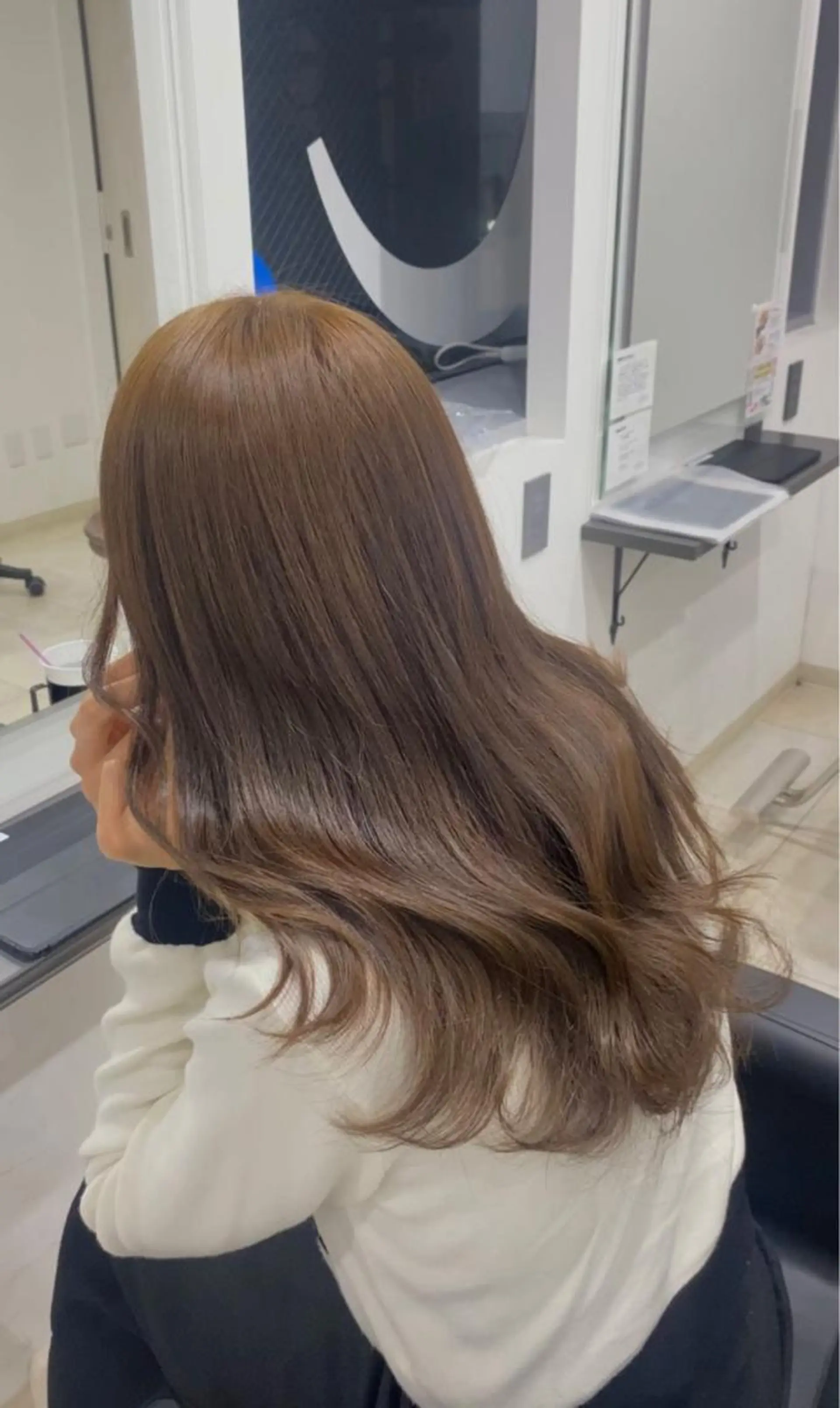 ロング 卒業式のヘアスタイル カットモデル/ 透明感ヘア/成瀬裕介のヘアスタイル