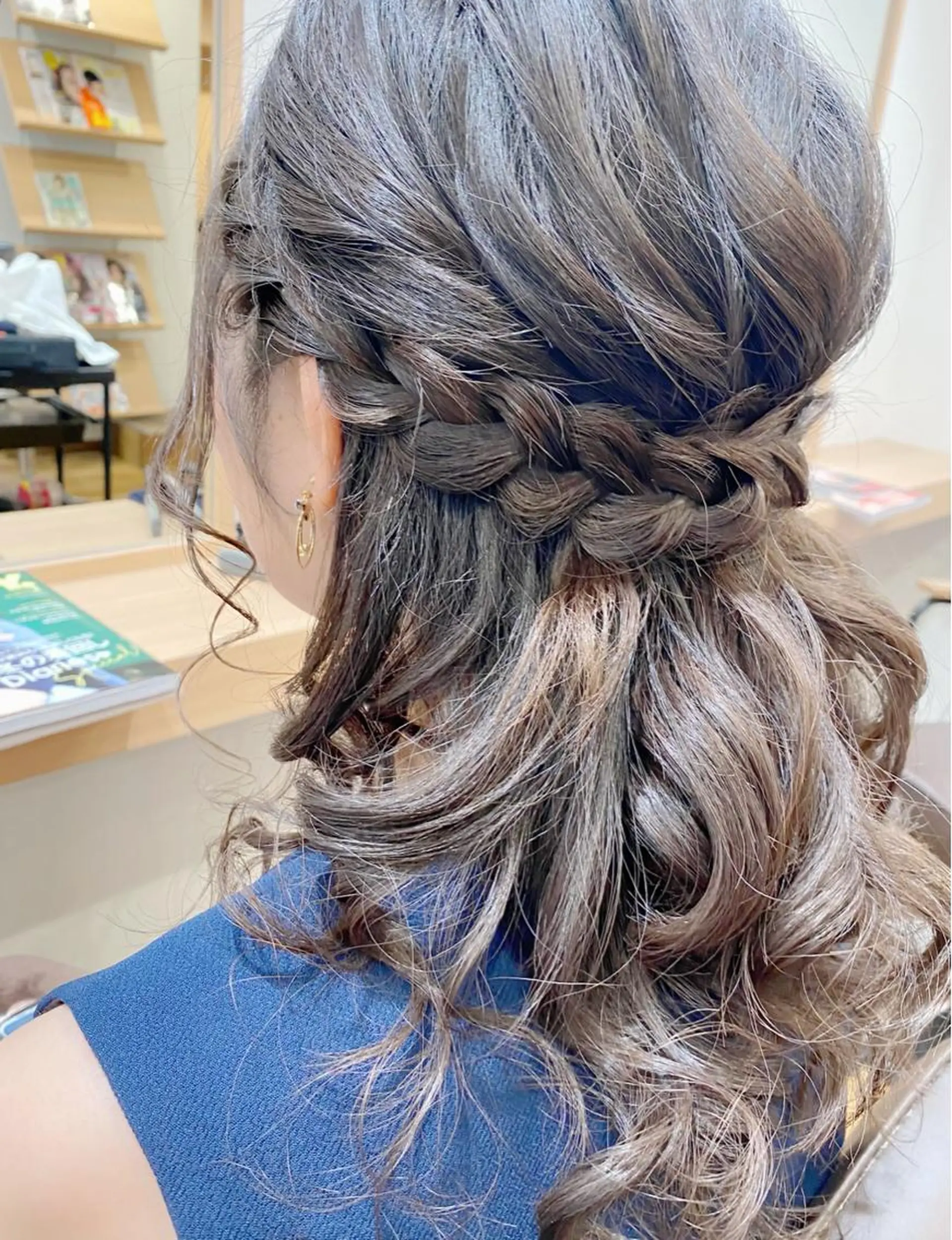 ヘアアレンジ ハーフアップ ヘアセット GRANLUSSO 〜グランルッソ駅前店所属・木口 嘉美のヘアスタイル