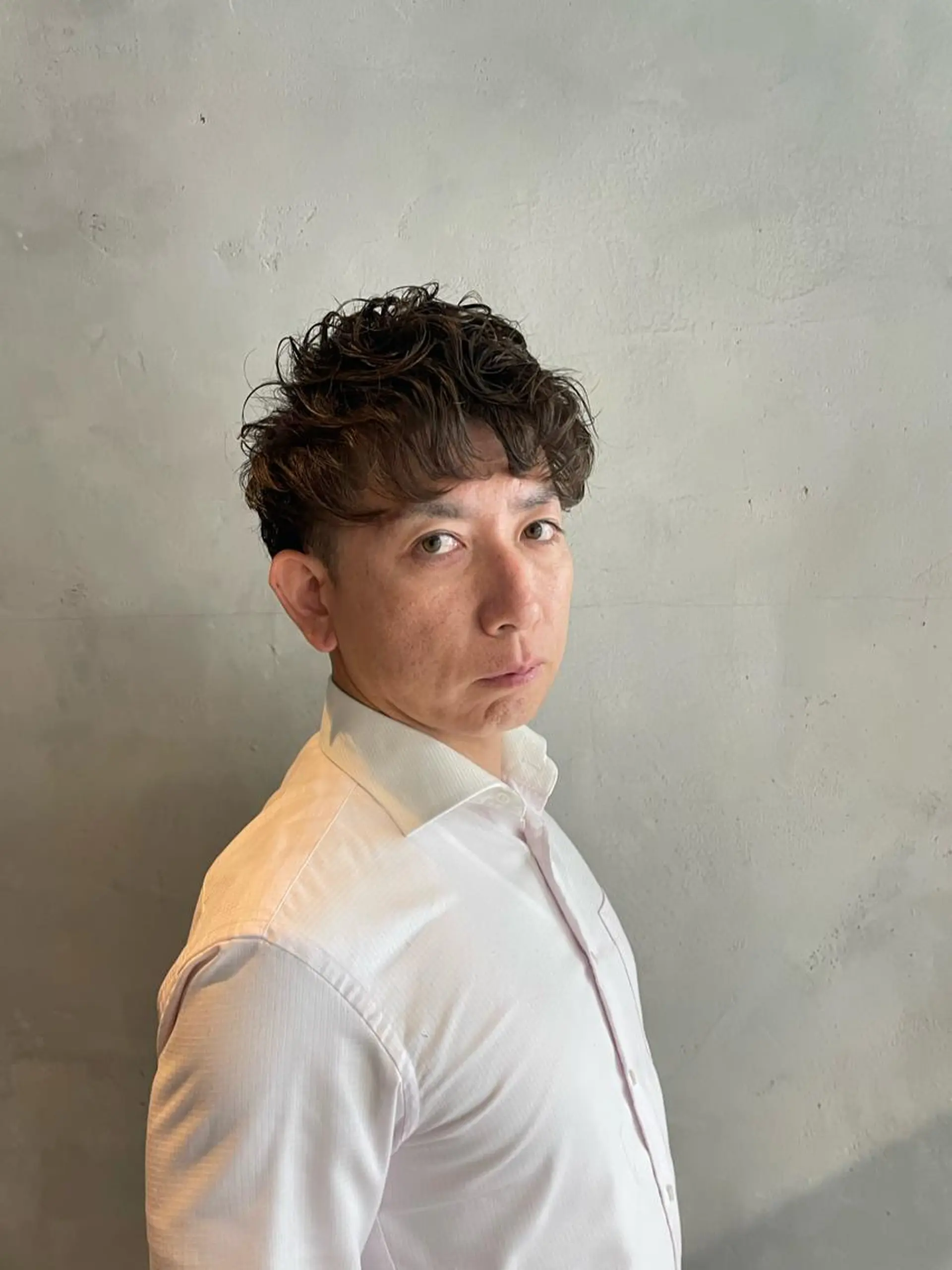 ミディアム カラー メンズ SALOWIN大宮東口店所属・骨格補正カット✂︎ 🌟菅野陽介🌟のヘアスタイル