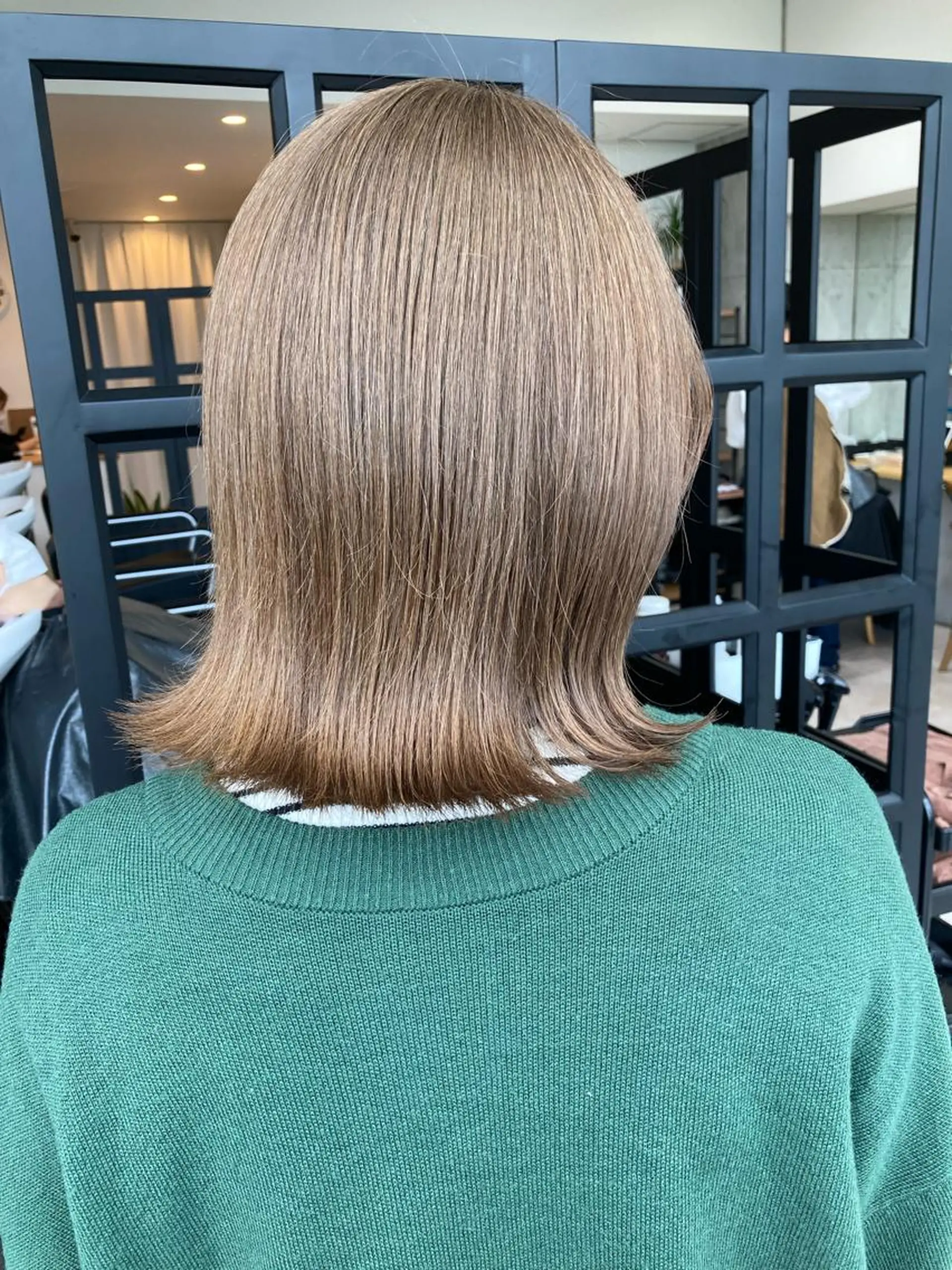 ショート ヘアカラー トリートメント ✨色持ちの良い艶 カラー✨蟹江真世のヘアスタイル