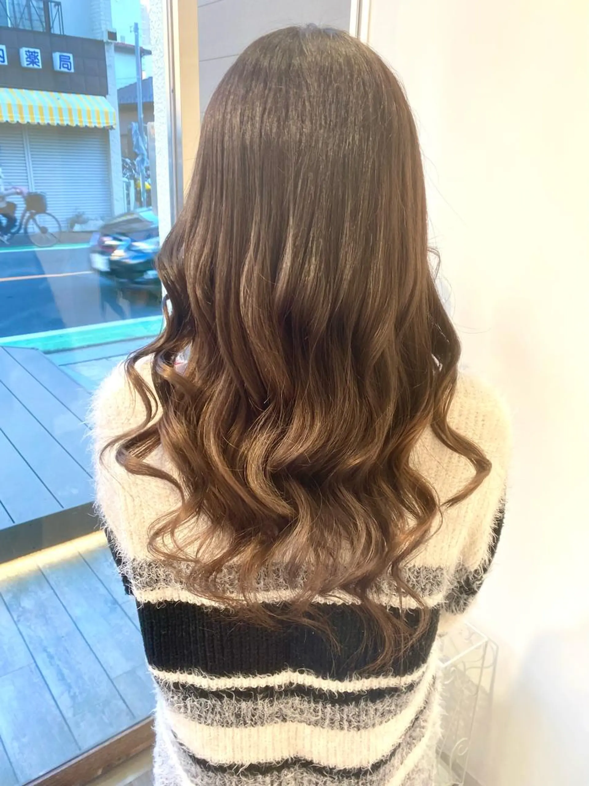 カラー グラデーションカラー グレージュ ヘアカラー 🎀暖色/ ピンク🎀seinaのヘアスタイル
