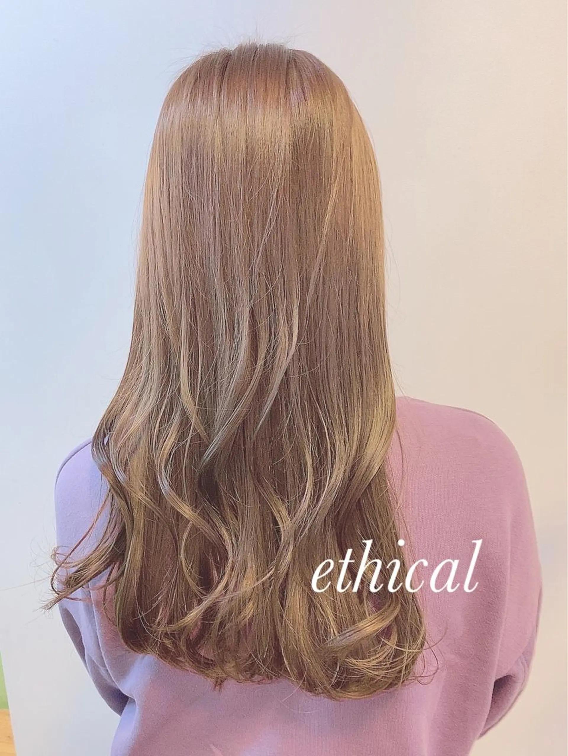 ロング カラー 【エシカル】 HOSOMIのヘアスタイル