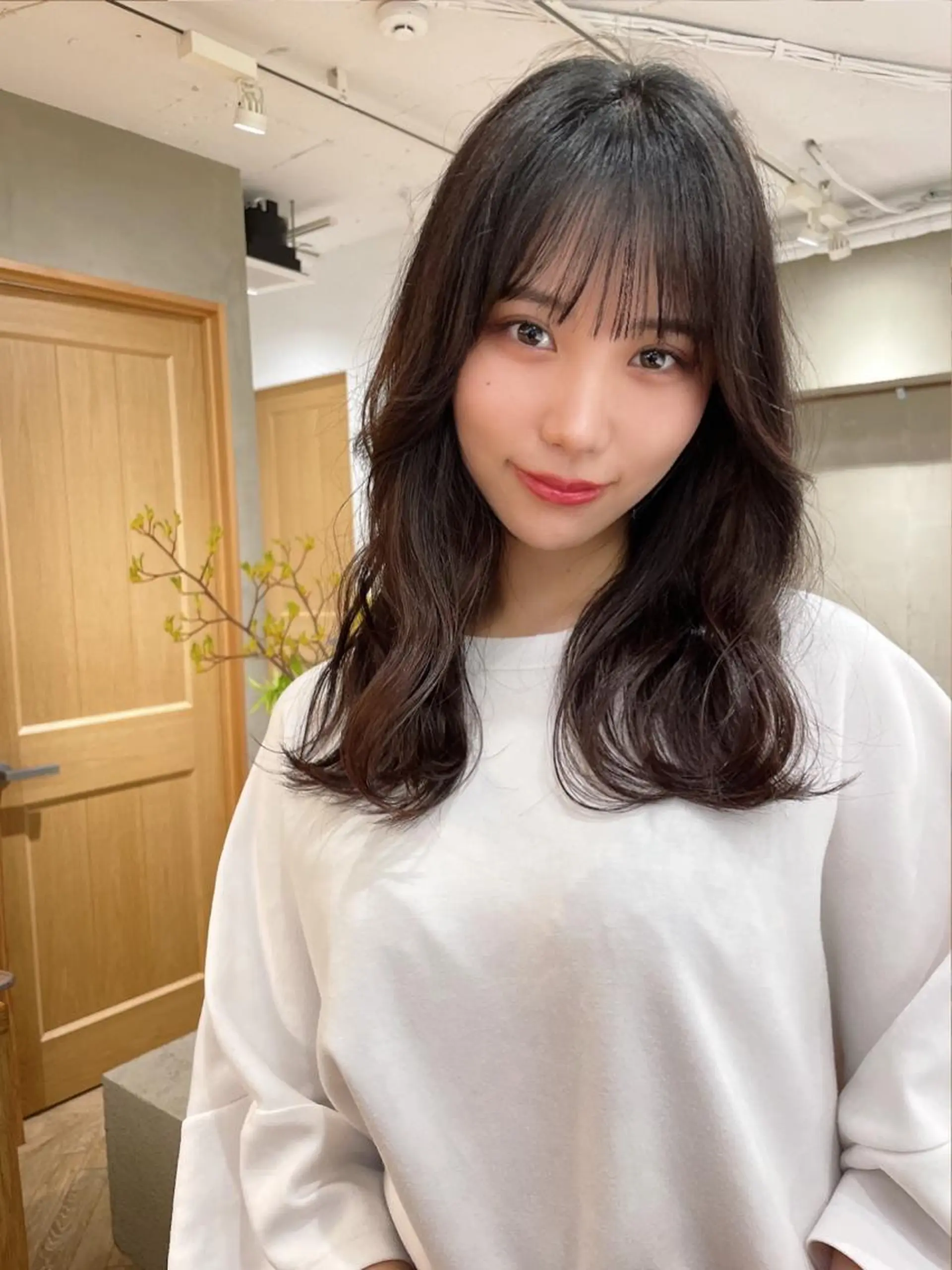 ロング カット ヘアカラー トリートメント レイヤーカット ✨️奥田良太✨️のヘアスタイル
