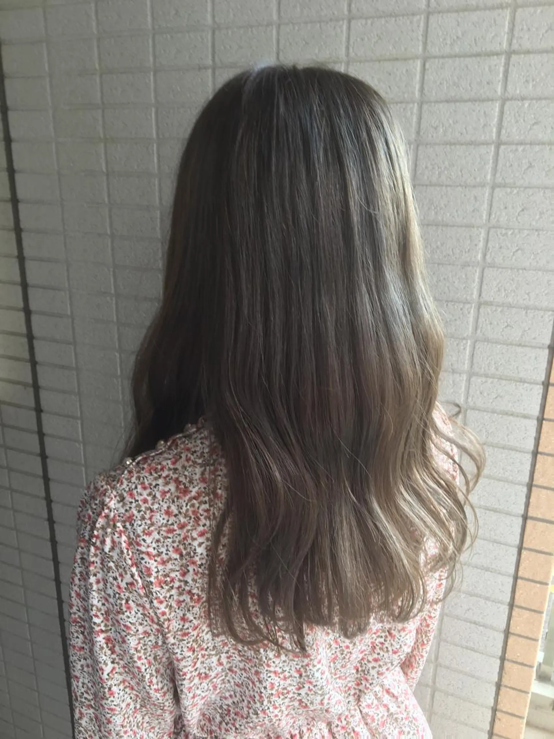 ロング ヘアカラー 髪質改善 頭身浴/ 中田のヘアスタイル