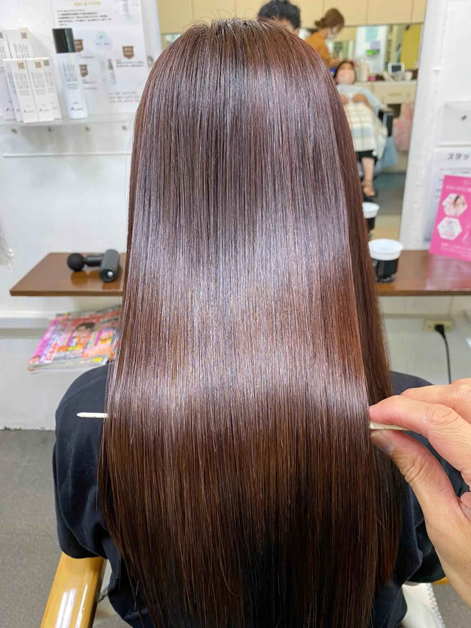 ロング カラー 髪質改善 トリートメント カット ヘアカラー トリートメント 【髪質改善】に特化 オリーブオイルクラブのヘアスタイル