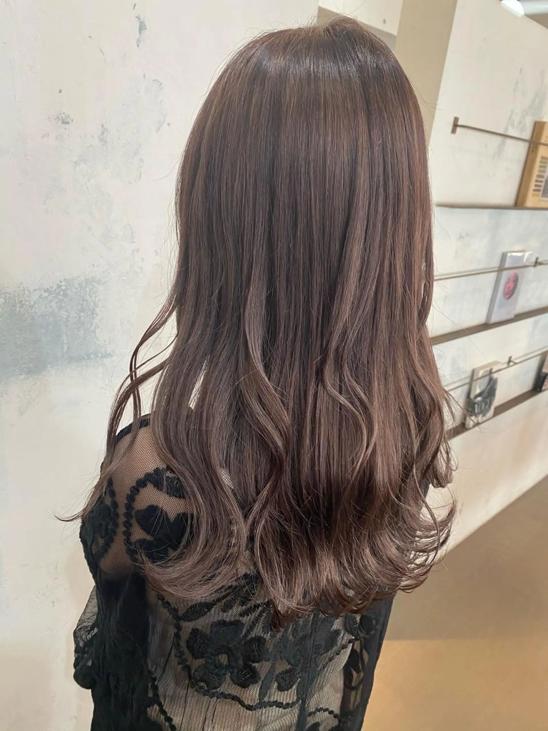 ロング カラー ブリーチ ブラウンカラー ヘアカラー トリートメント 🍑艶髪✖️暖色系 ✨momoka🍑のヘアスタイル