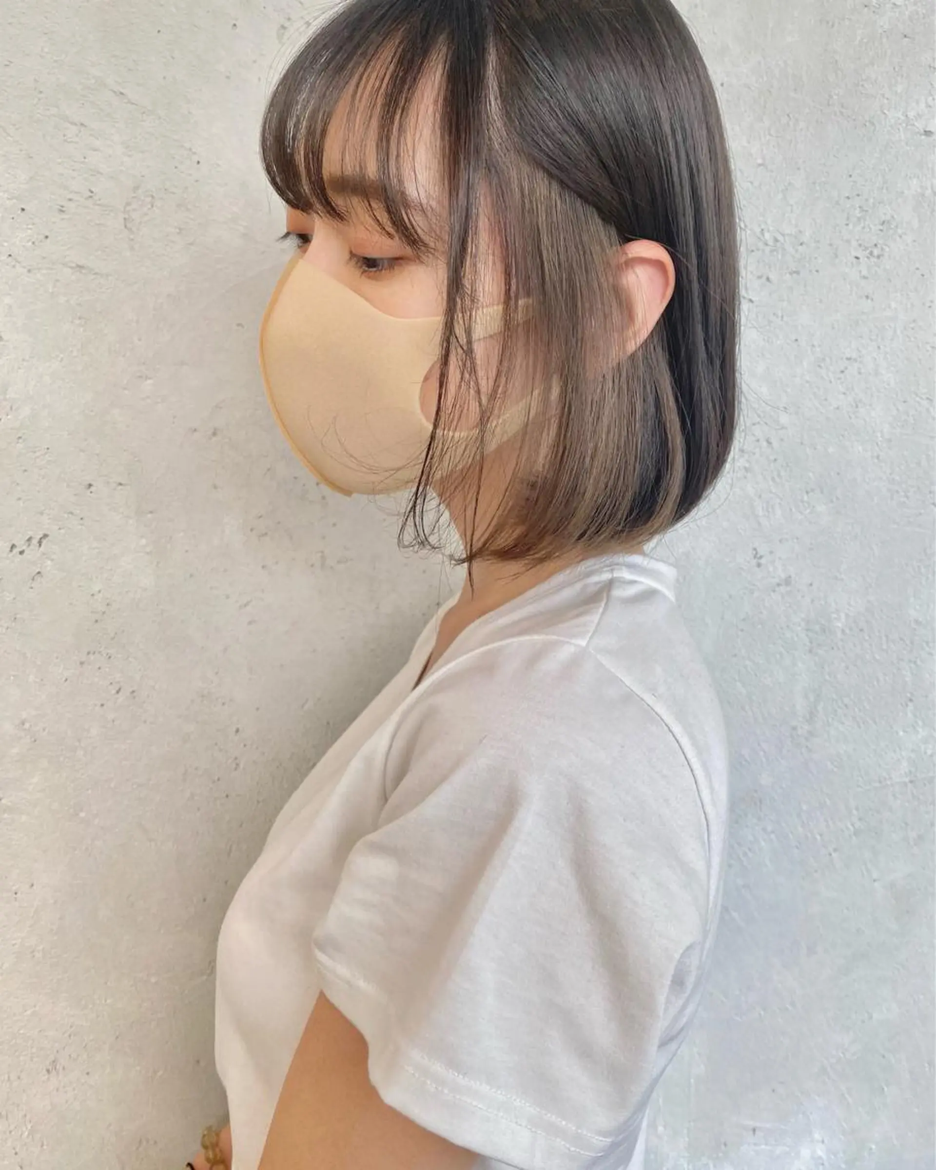 ショート カラー ベージュカラー インナーカラー ボブ カット ヘアカラー トリートメント シェアサロン　salowin所属・✨ブリーチなし透明感 カラー🥇ユースケのヘアスタイル