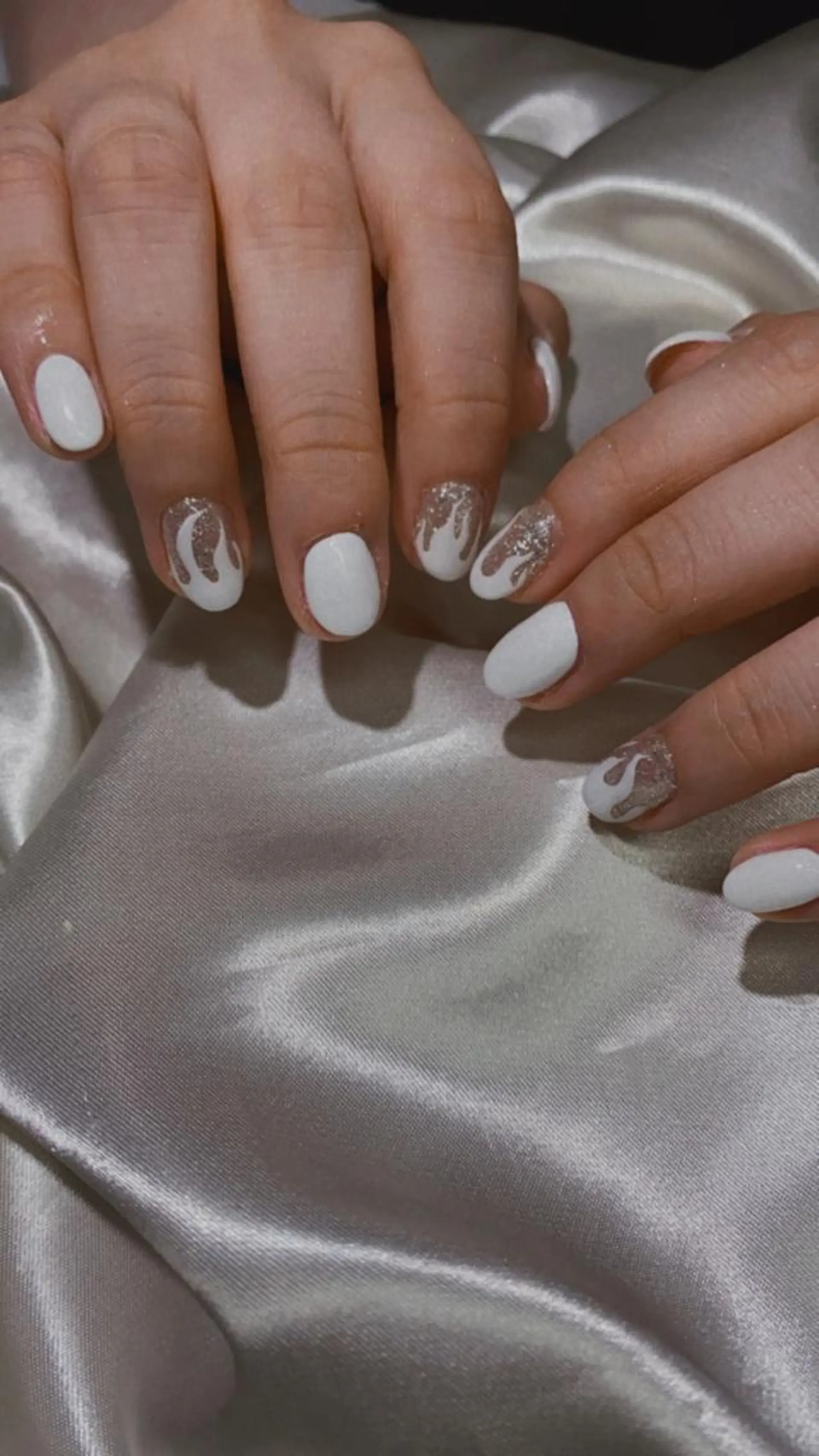 ネイル ニュアンスネイル ホワイト ハンドネイル ハンドケア Charme. NOBUKOのネイルデザイン