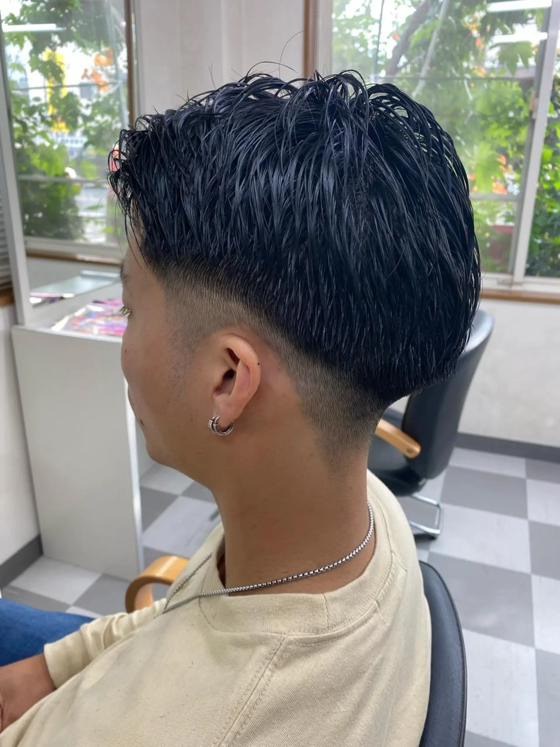 メンズ フェードカット カット トリートメント 永沼 真依のヘアスタイル