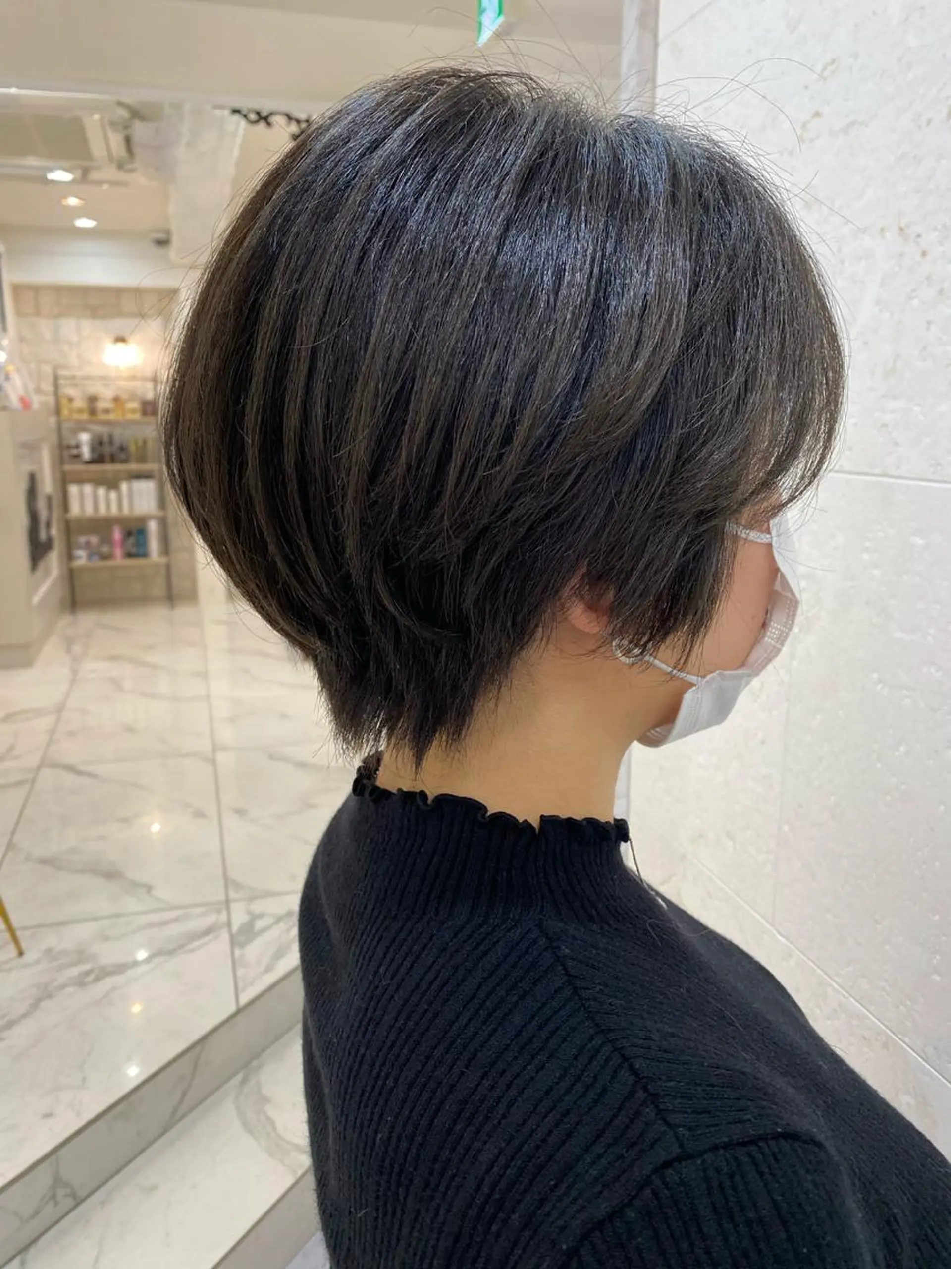 ショート カラー ショートボブ ボブ ショートヘア ヘアカラー トリートメント shanti 渡辺新也✂️のヘアスタイル