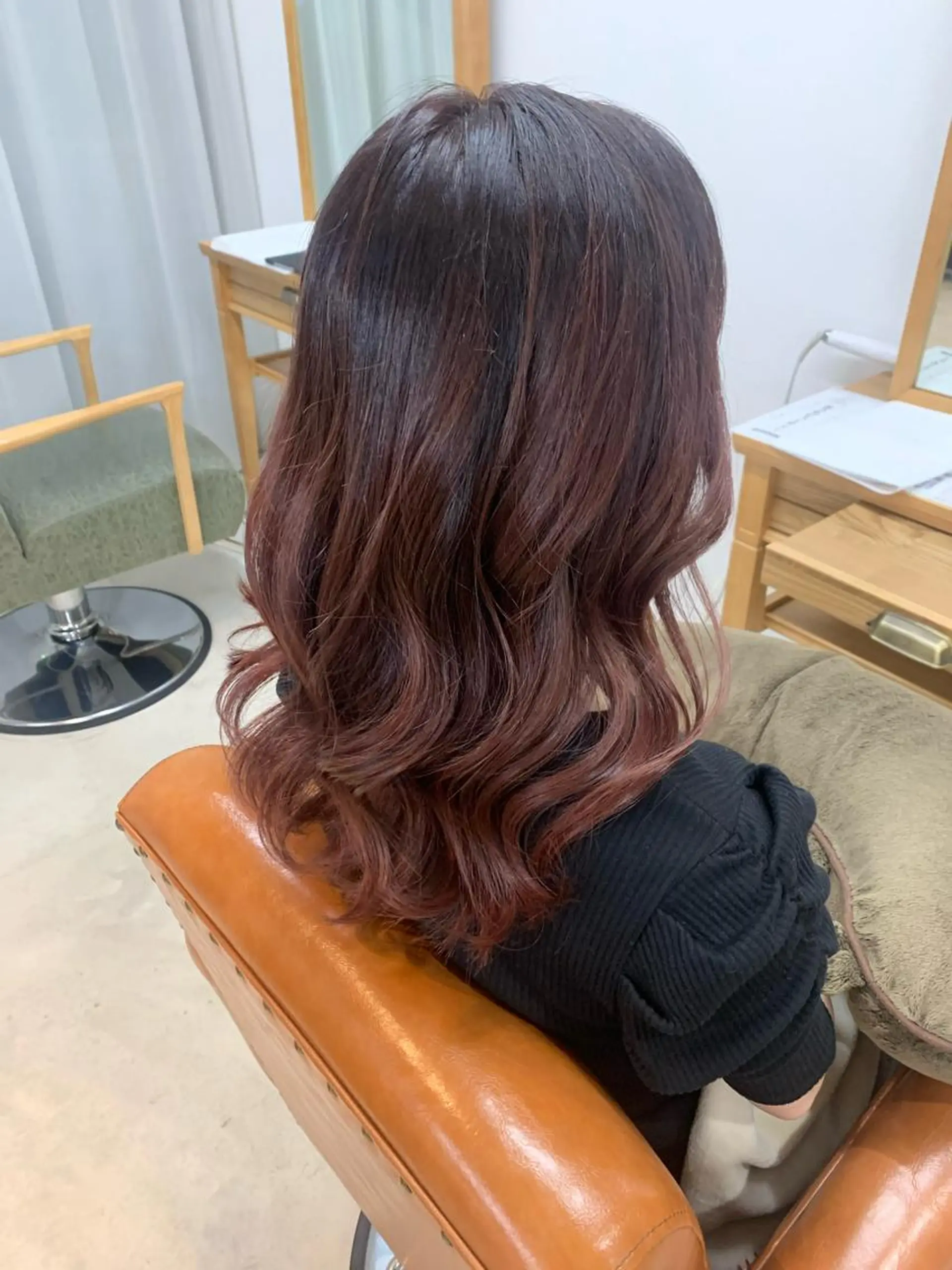 ロング カラー ブリーチ cirrus🕊 韓国ヘア♡山縣あかりのヘアスタイル