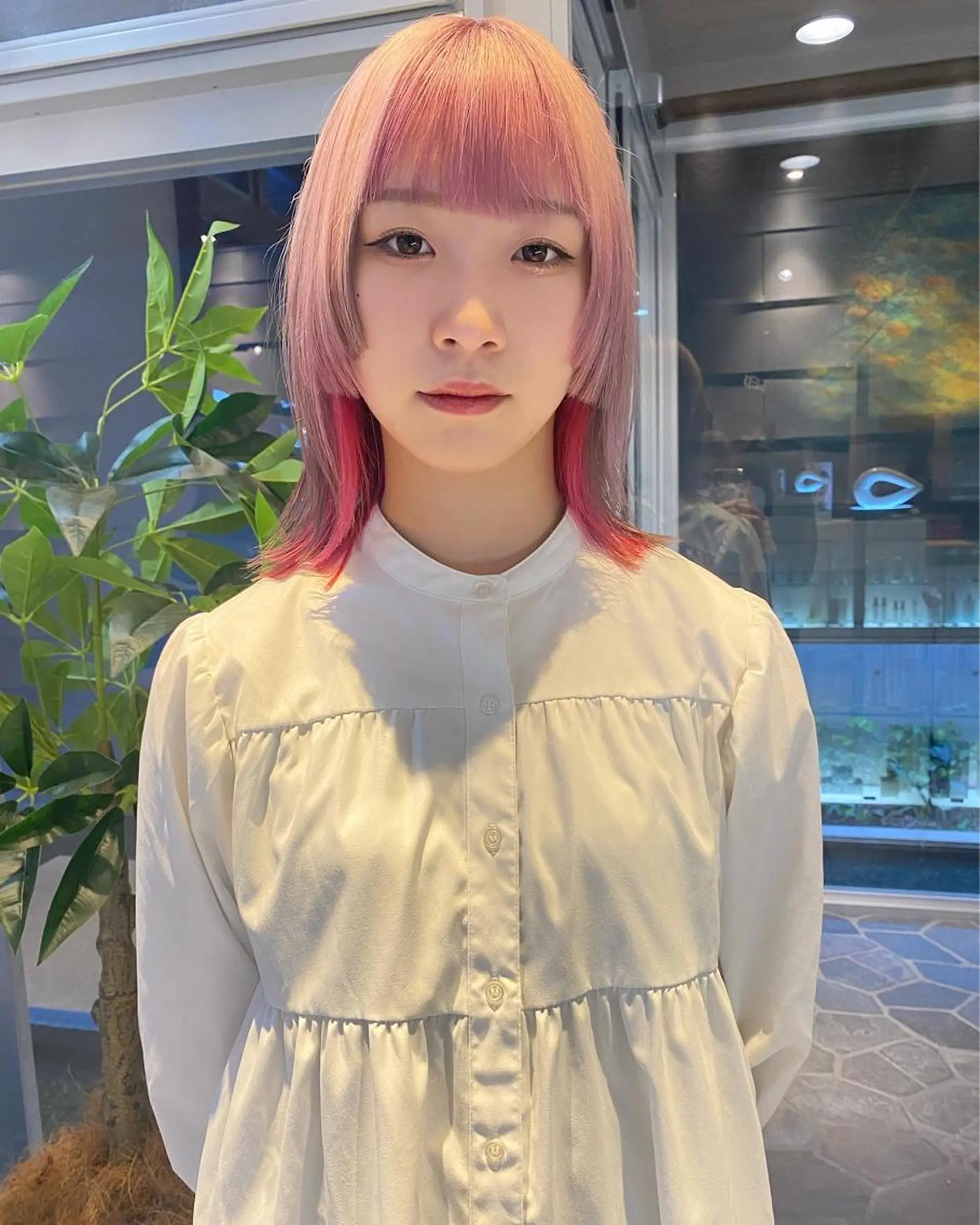 セミロング カラー nambu-GARDEN所属・上田 昂雅のヘアスタイル