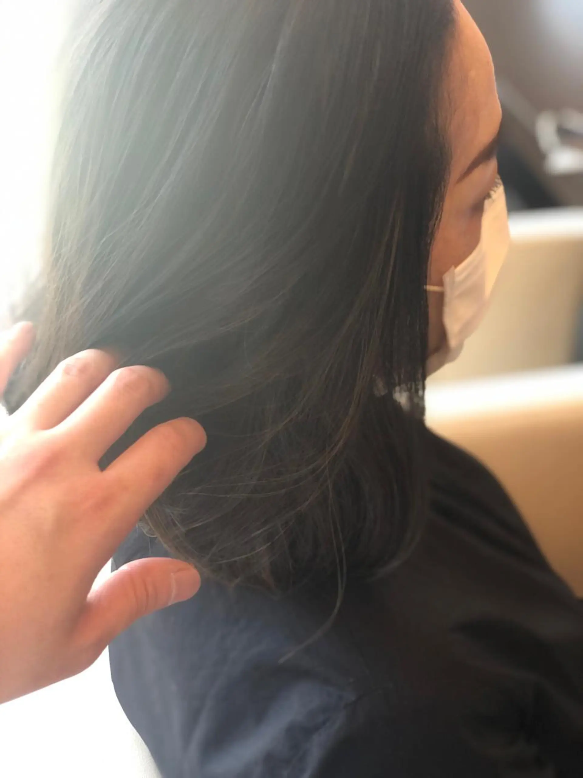 ミディアム ハイライト 佐伯 凌太郎のヘアスタイル