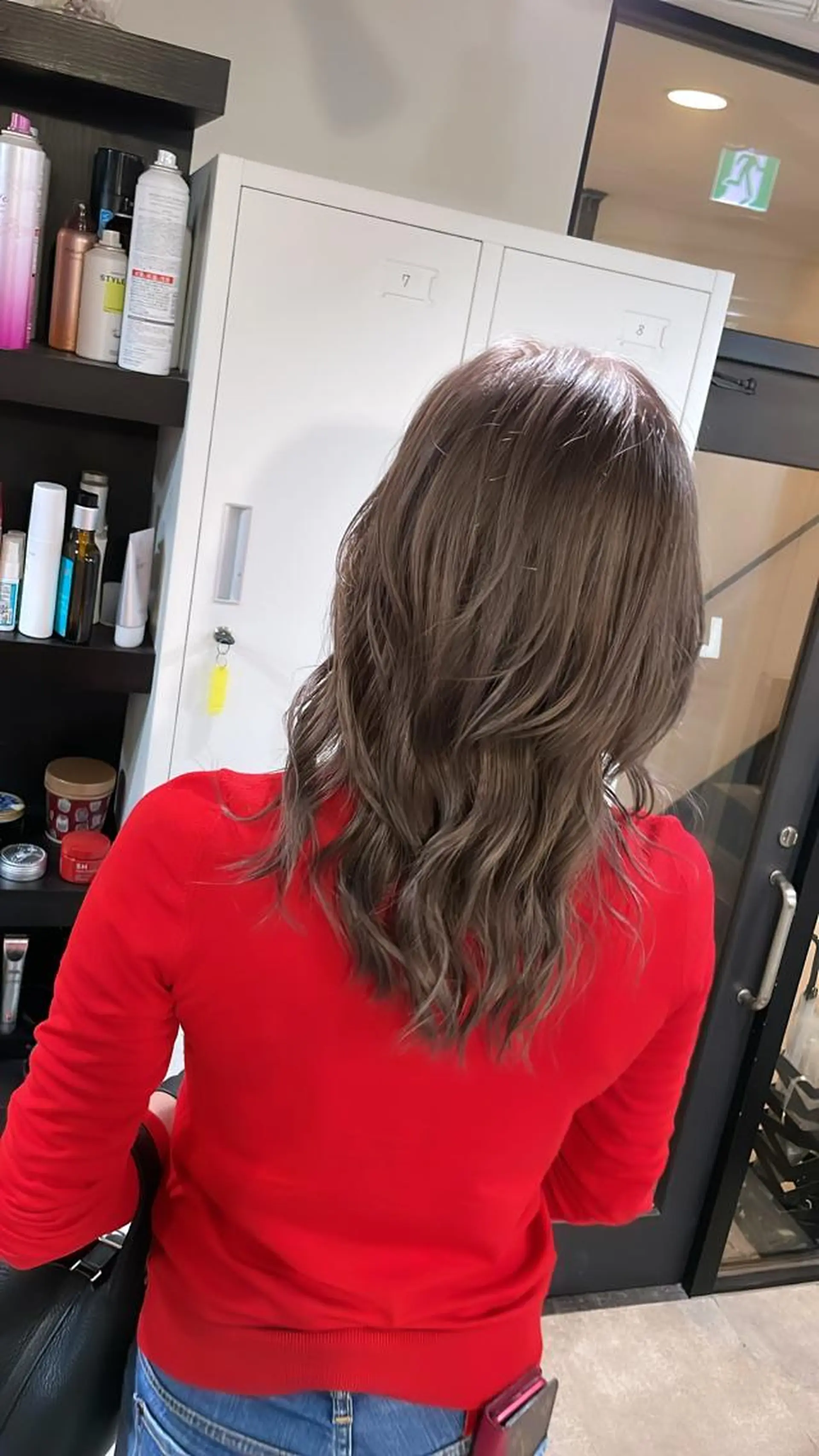 ミディアム カラー ヘアカラー トリートメント ヘアセット 難波ブリーチカラー 伊藤洋輝のヘアスタイル