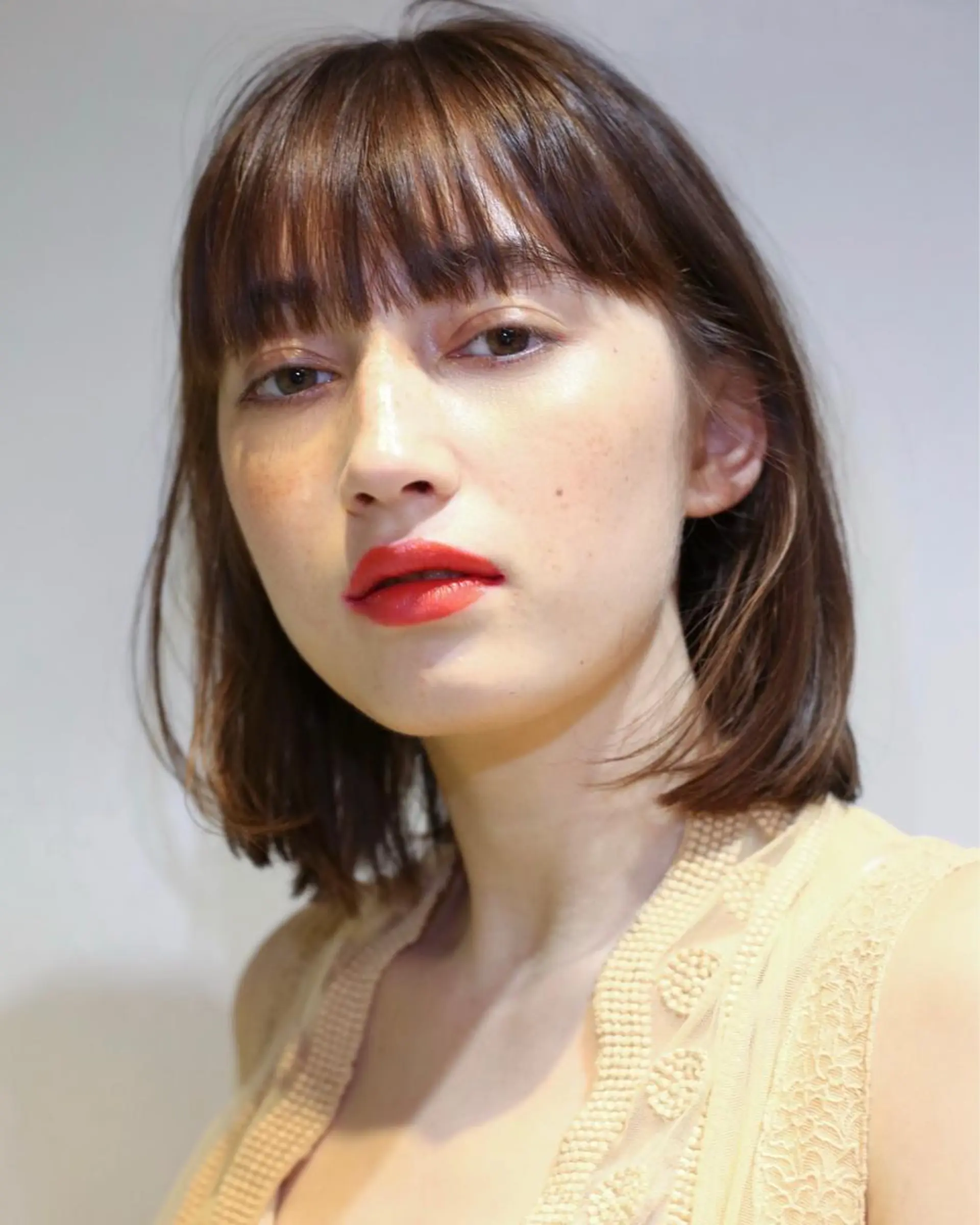 ミディアム カラー conne&riri所属・MA YUのヘアスタイル