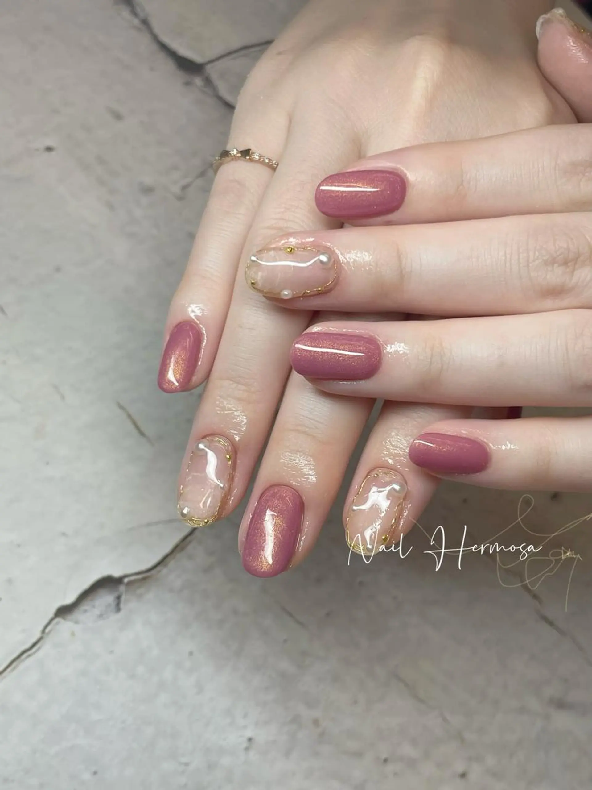 ネイル 桜ネイル 長さ出し フラッシュネイル フラワーネイル フットネイル ハンドネイル ネイル エルモサのネイルデザイン
