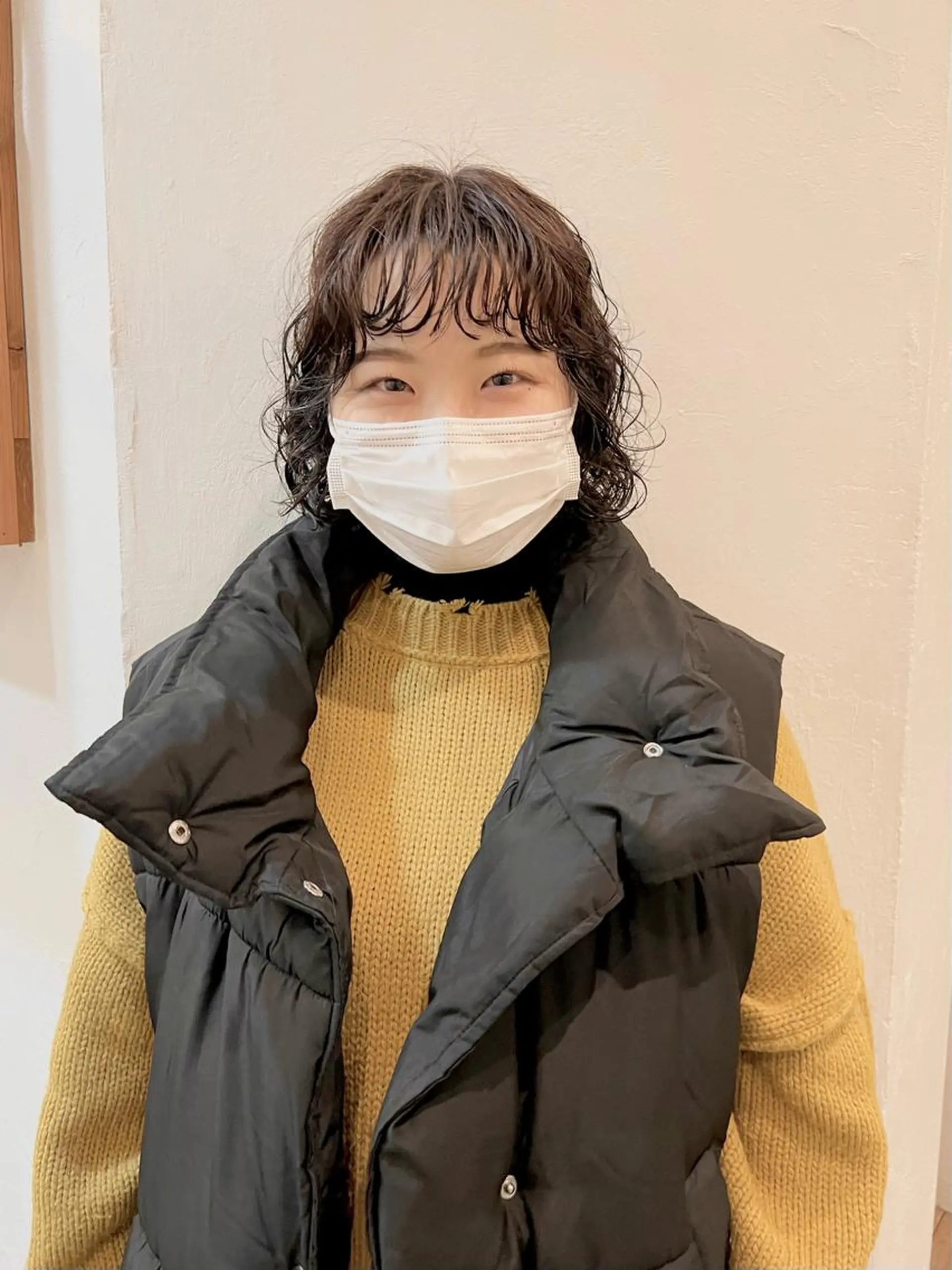 ショート パーマ ボブ カット ヘアカラー トリートメント 店長　ショート& パーマ　坂本のヘアスタイル