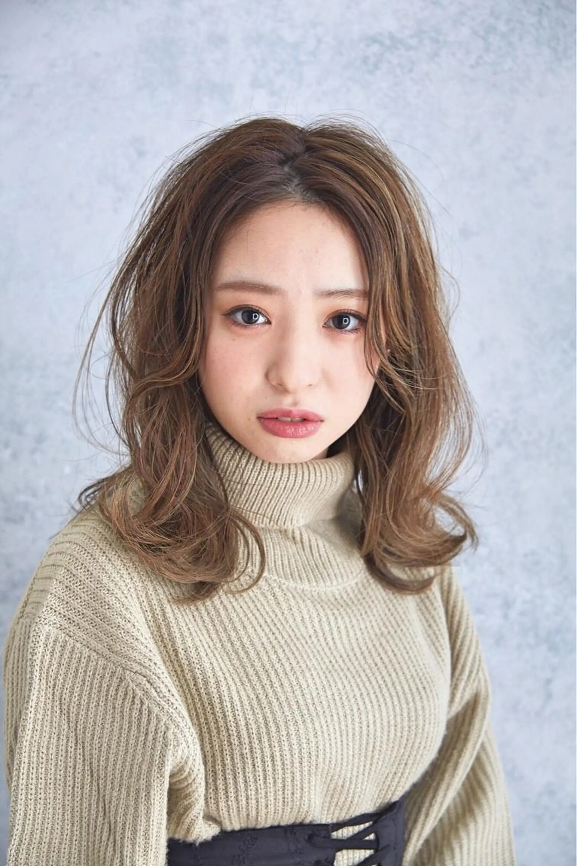 ミディアム カラー パーマ ヘアアレンジ メンズ キッズ ネイル マツエク・マツパ アティリー 西梅田のヘアスタイル