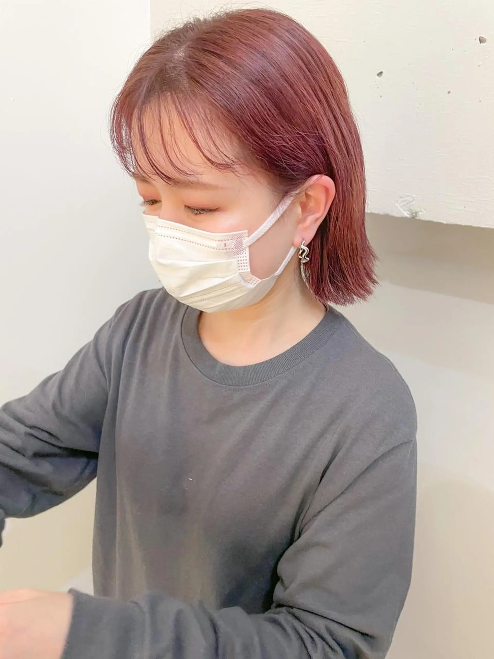 ミディアム カラー ハイトーンカラー ラベンダーカラー ラベンダーピンク ピンクカラー ヘアカラー ✨カラー支持No.1 🧸ワキ カナコ🧸のヘアスタイル