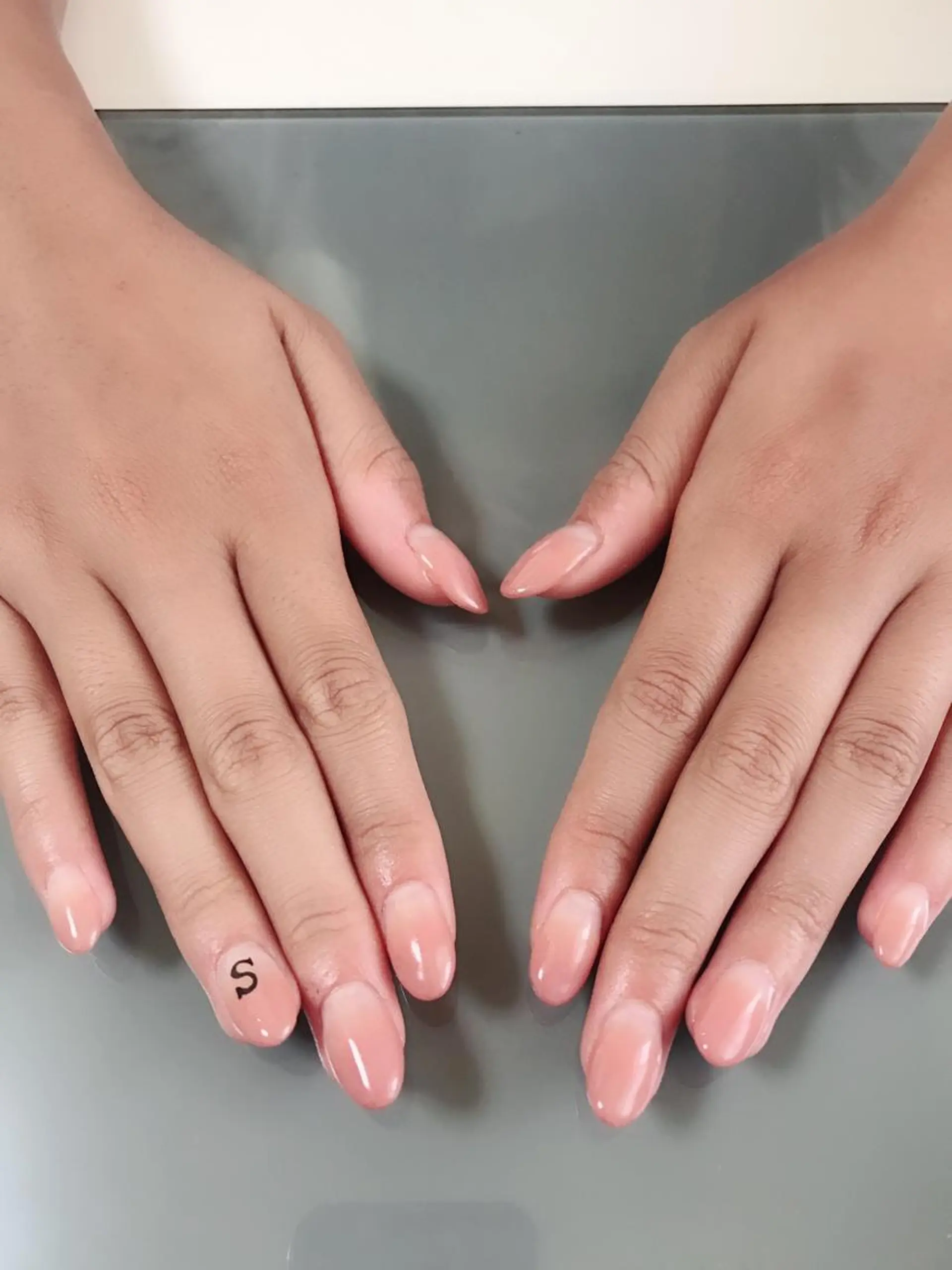 ネイル ブラウン グラデーション Masuko Yasukaのネイルデザイン