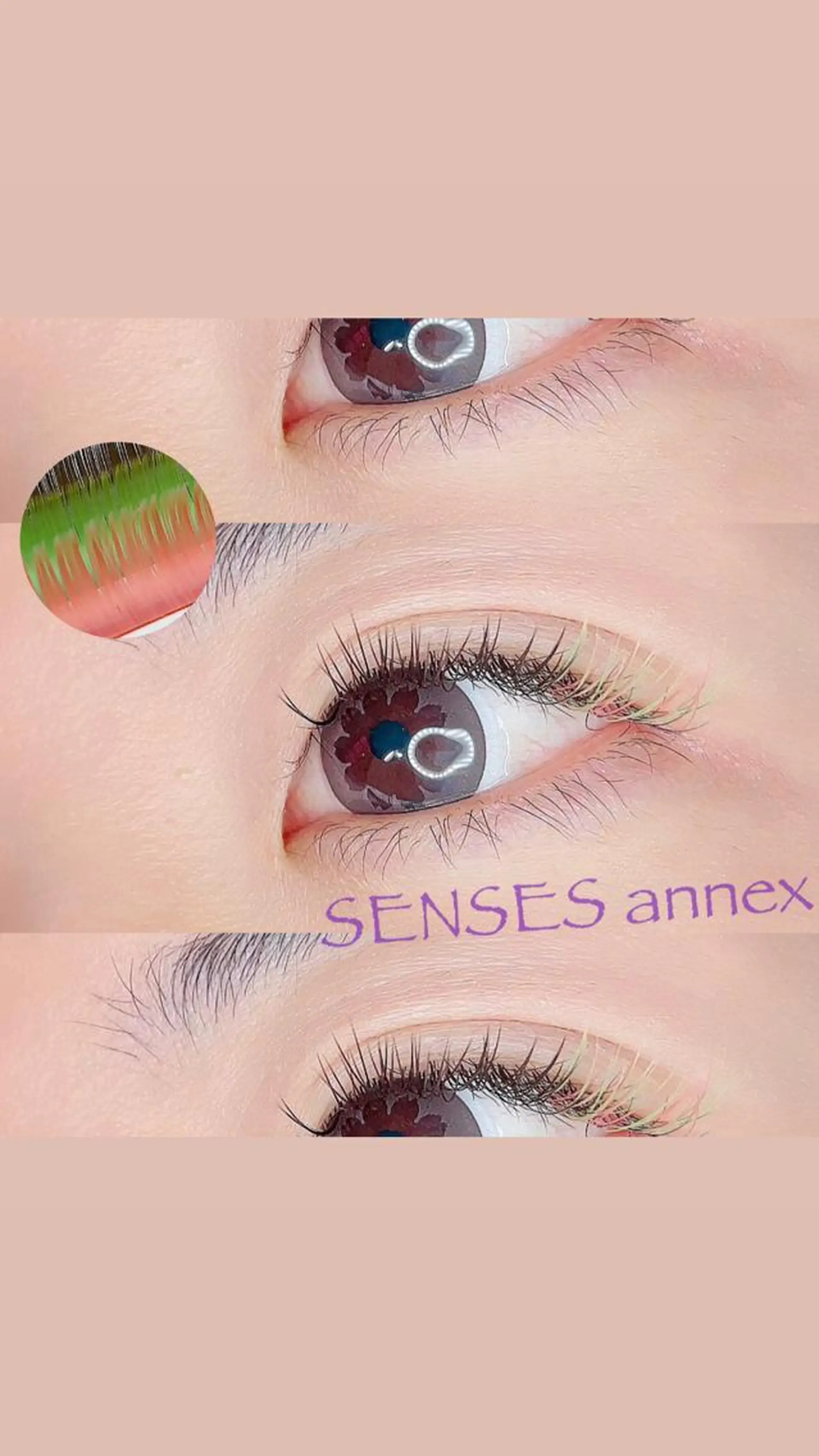 マツエク・マツパ マツエク SENSES_ WAKAのマツエク・マツパデザイン
