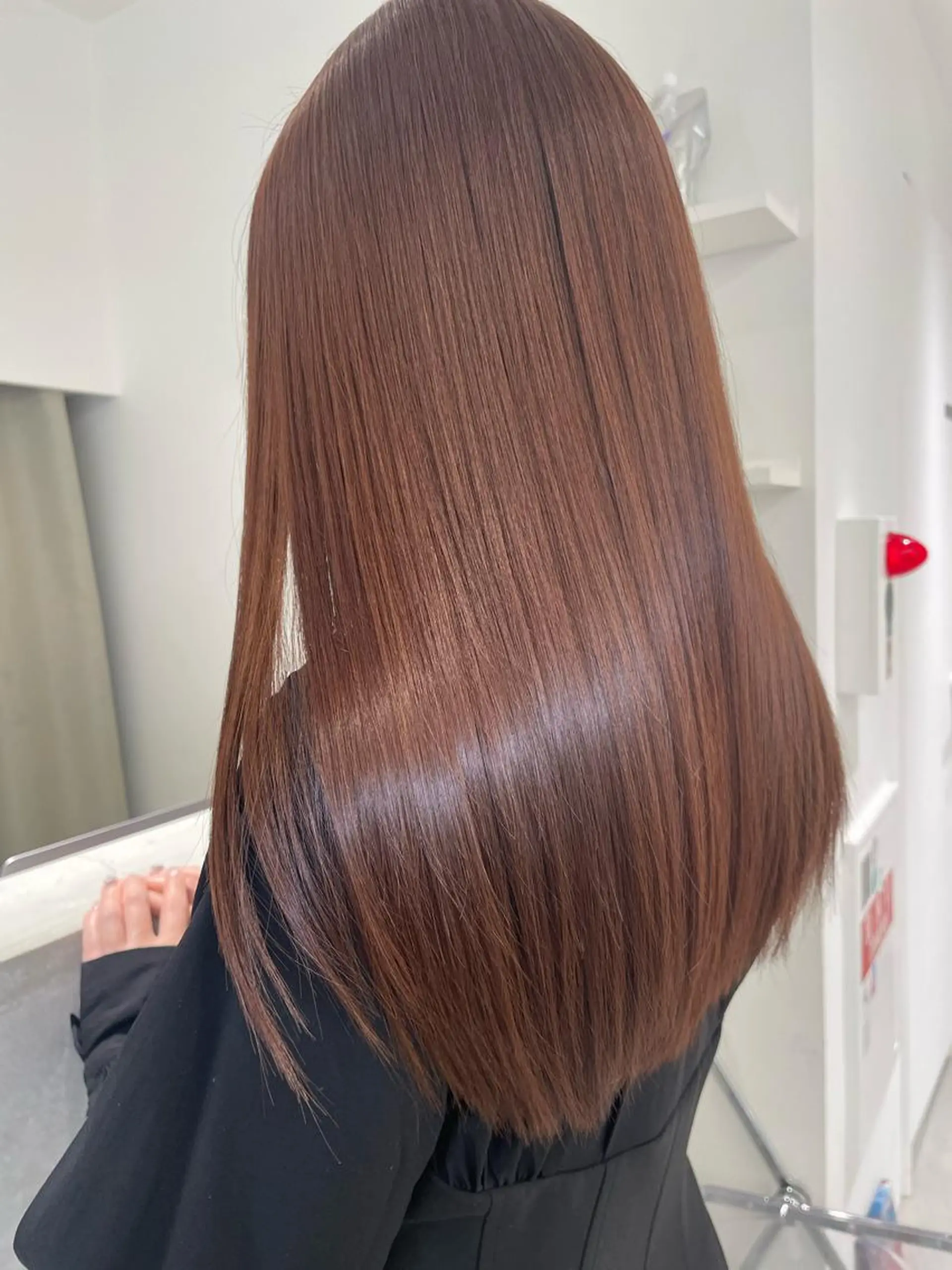 ロング カラー バレイヤージュ ベージュカラー ブリーチ ケアブリーチ ダブルカラー ブリーチ/髪質改善 /okumuraのヘアスタイル