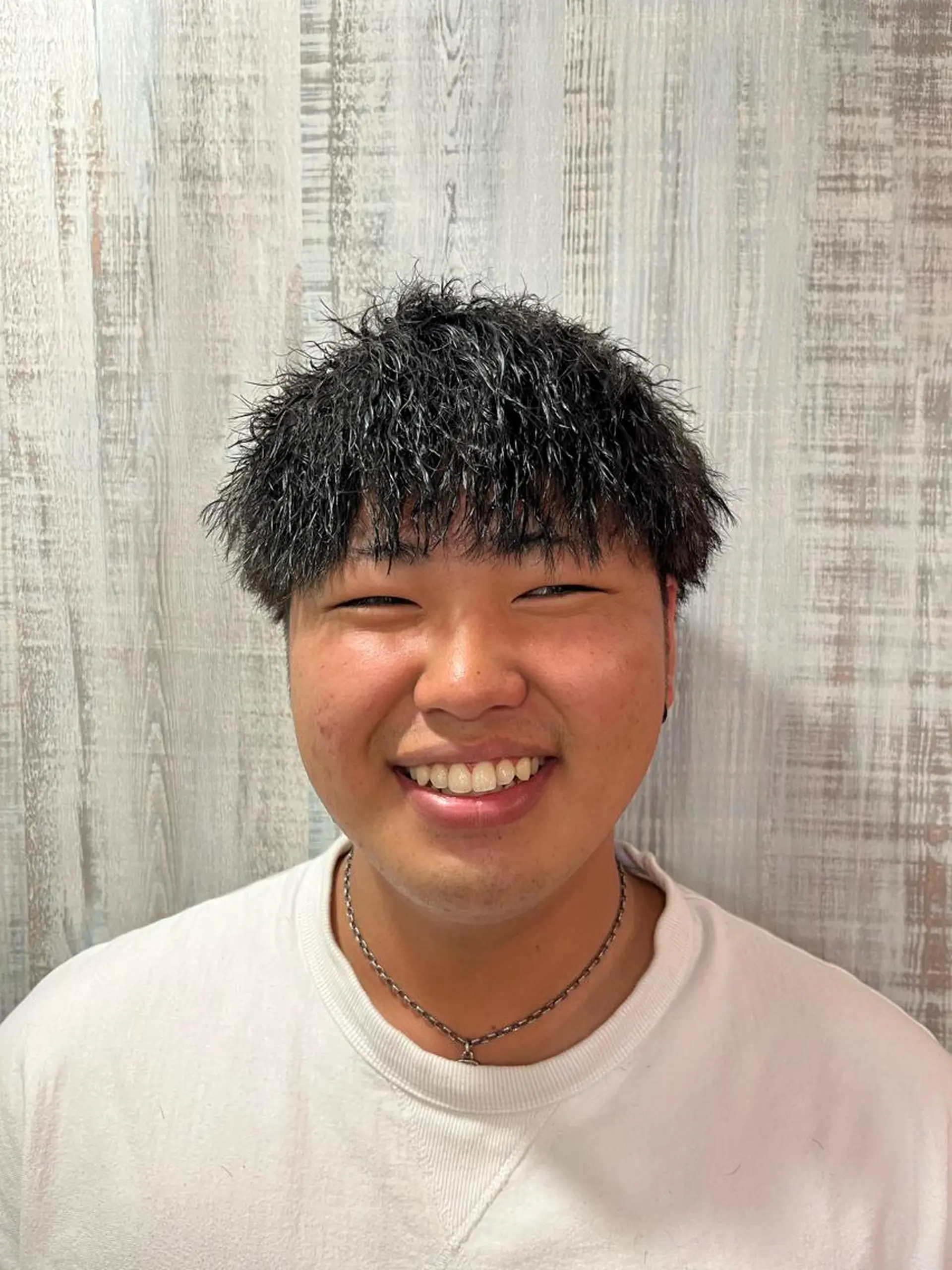 パーマ メンズ カット パーマ hairLOOP所属・西院LOOP sayakaのヘアスタイル