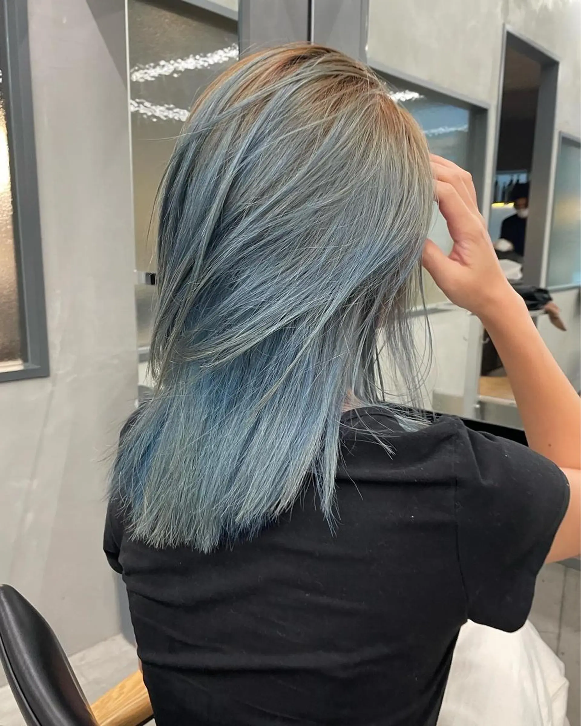 セミロング カラー spooopy所属・🕊大垣 めぐみ🕊のヘアスタイル