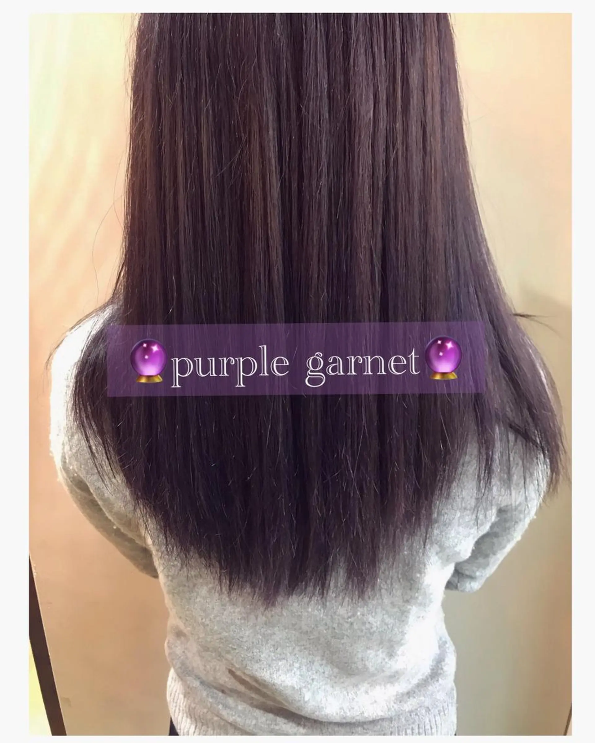 セミロング カラー アディクシーカラー Ii所属・舟橋 りんかのヘアスタイル