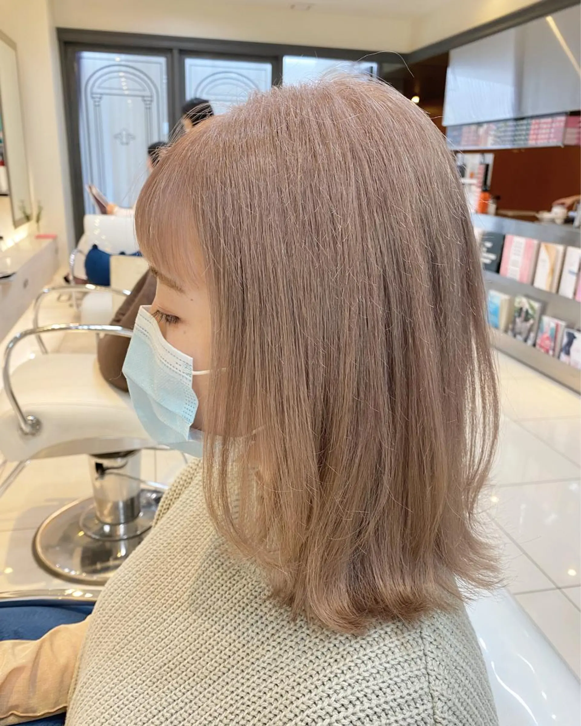 ミディアム ヘアカラー sea's所属・ヒラカホ/矢場町/ ブリーチ/似合わせのヘアスタイル