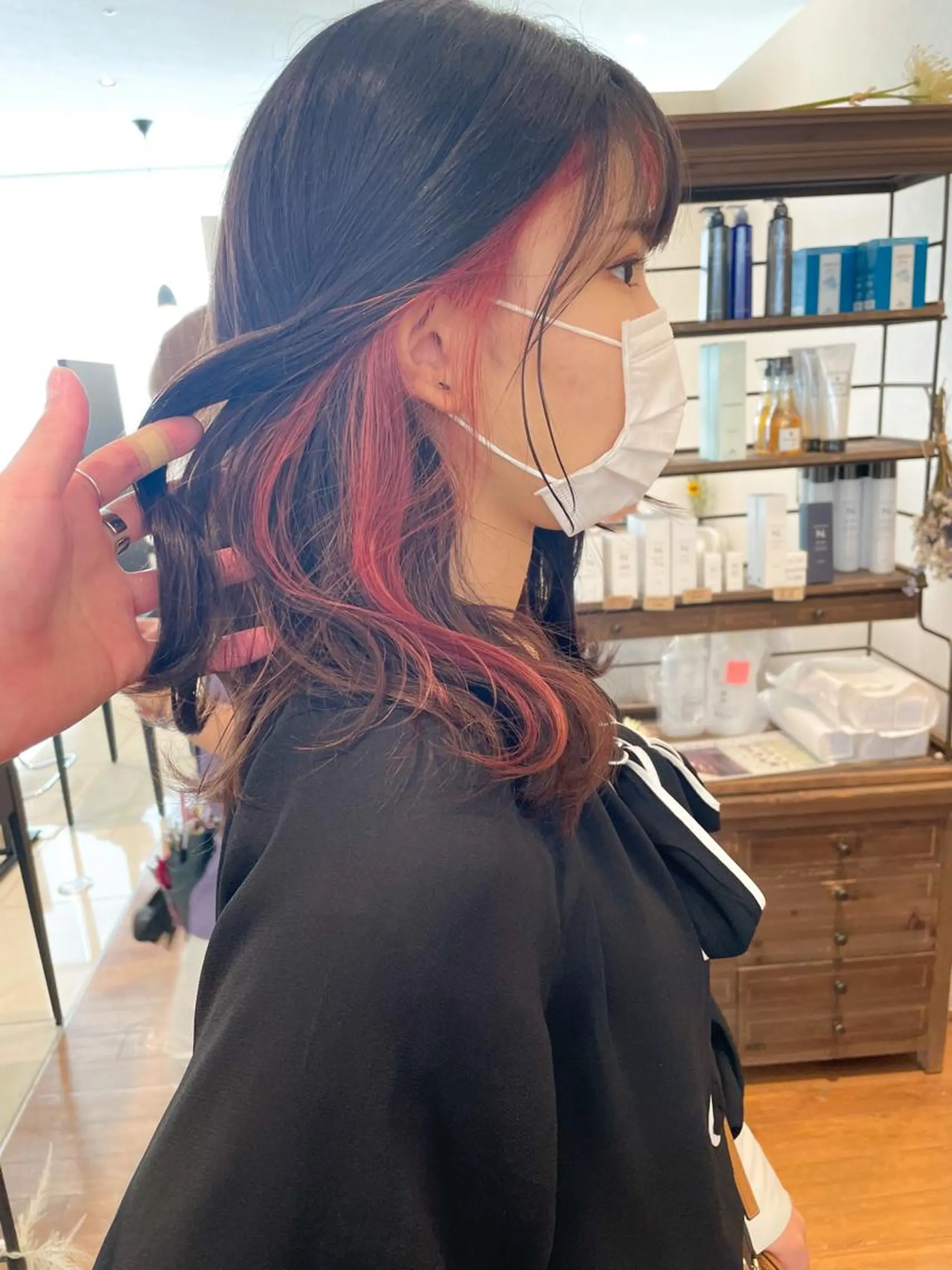 ロング カラー インナーカラー ヘアカラー 髪質改善/ブリーチ 田代 龍我のヘアスタイル