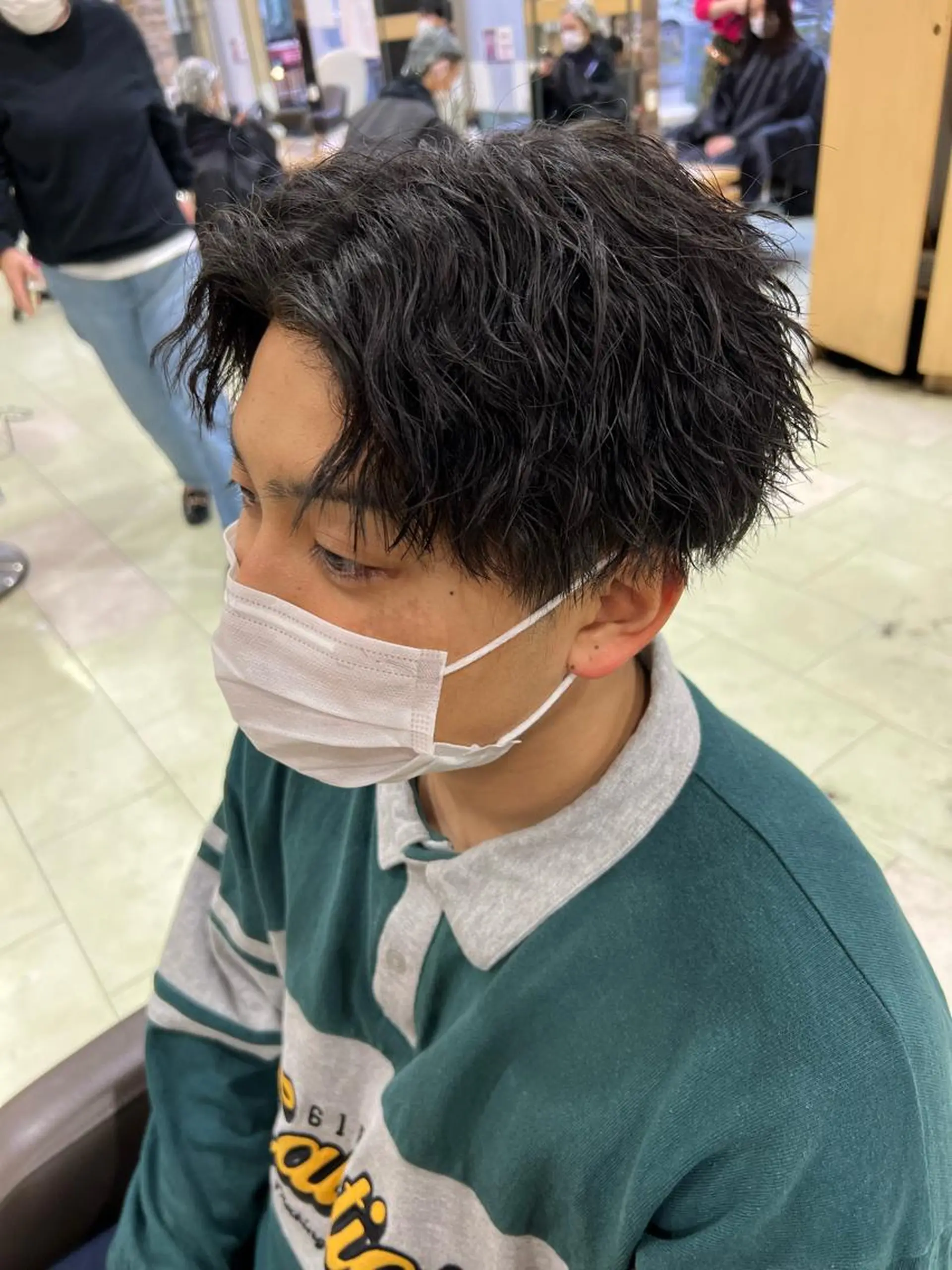 パーマ メンズ メンズパーマ 韓国ヘアダウンパーマ シャドウパーマ/航太のヘアスタイル