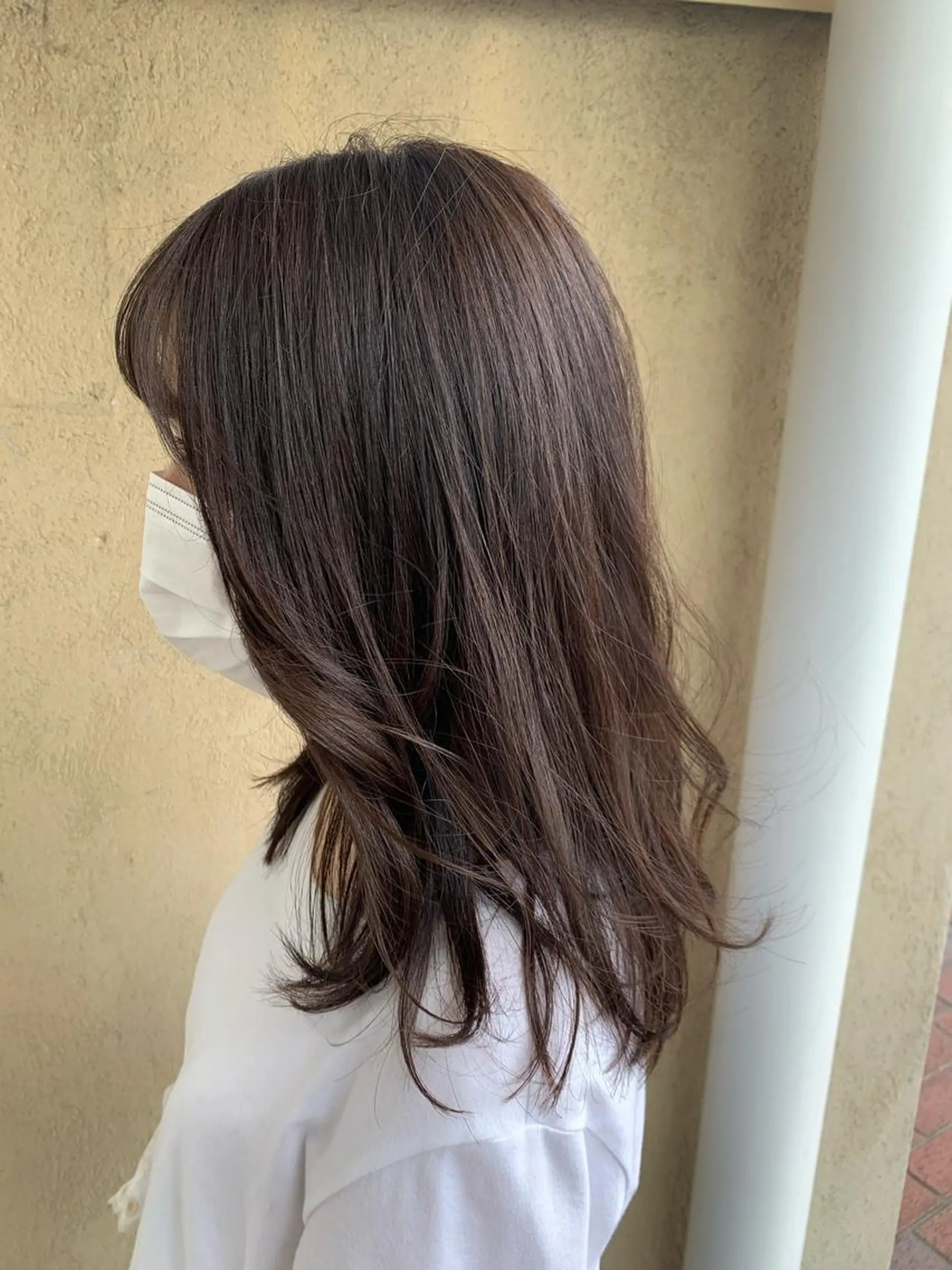 セミロング カラー 透明感カラー カット ヘアカラー トリートメント hub hair レイヤー/透明感のヘアスタイル