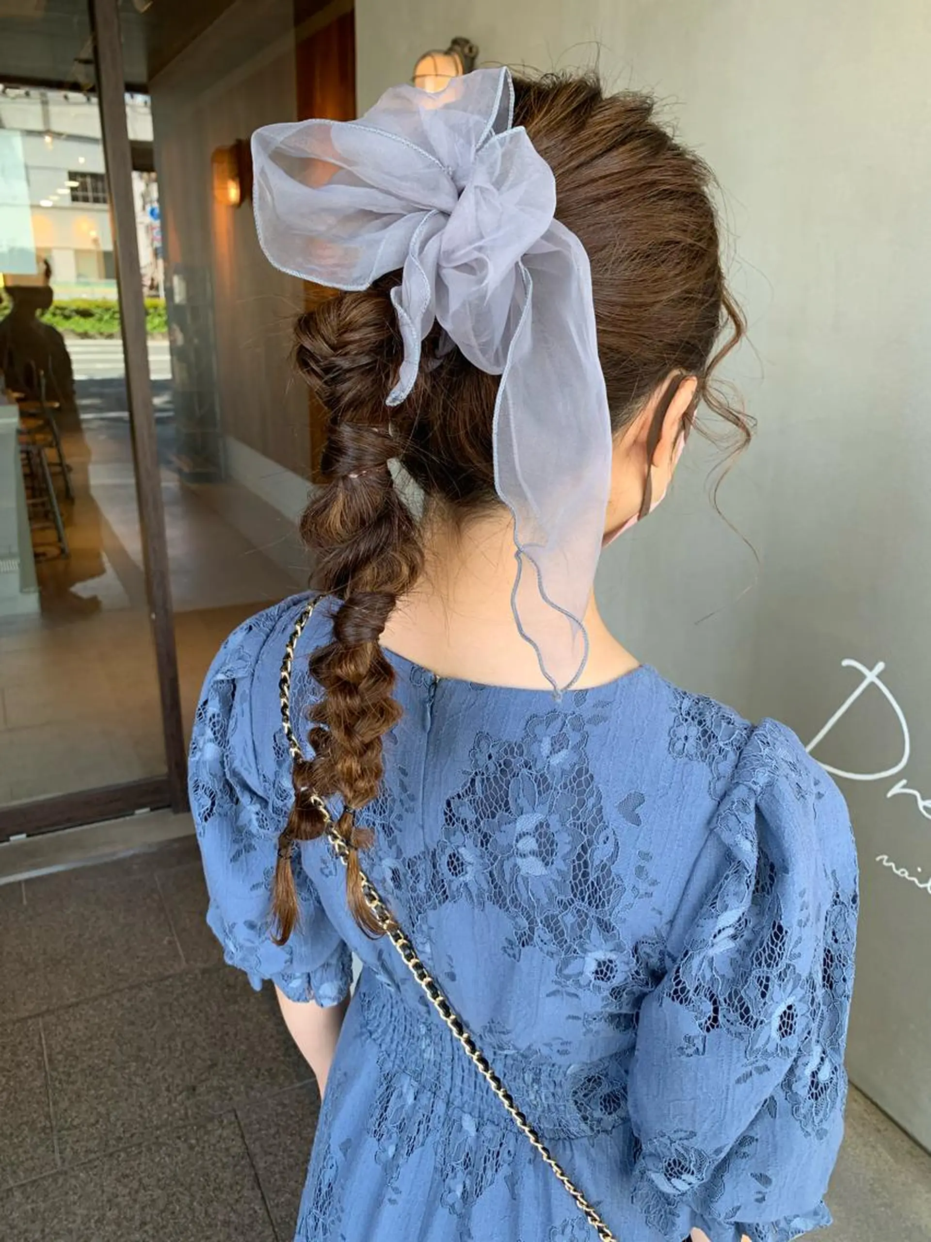 ロング ヘアアレンジ ヘアセット ブリーチ/アレンジ 天満/chihiroのヘアスタイル