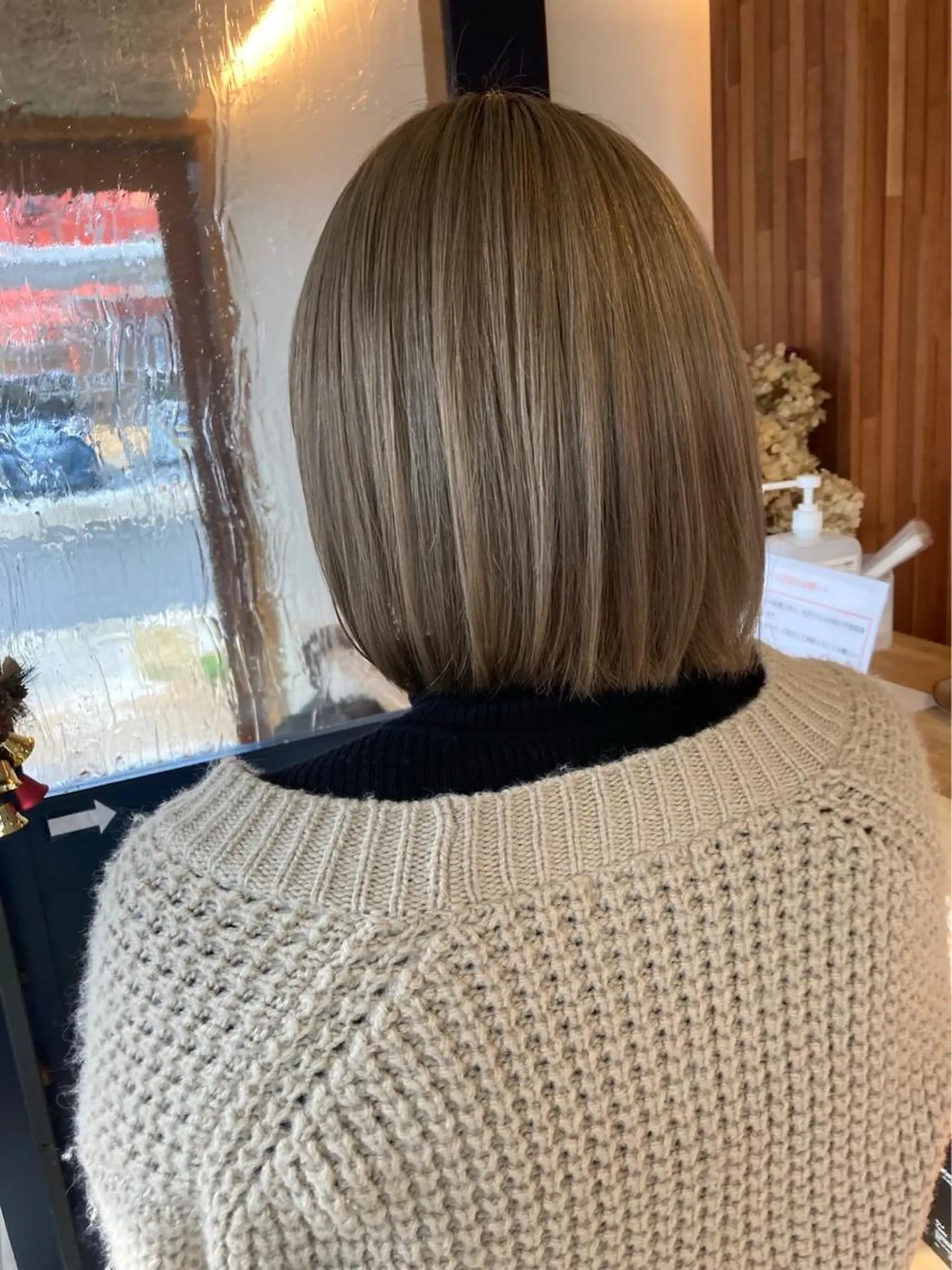 ミディアム カラー LaciTa hair design所属・吉村 萌のヘアスタイル