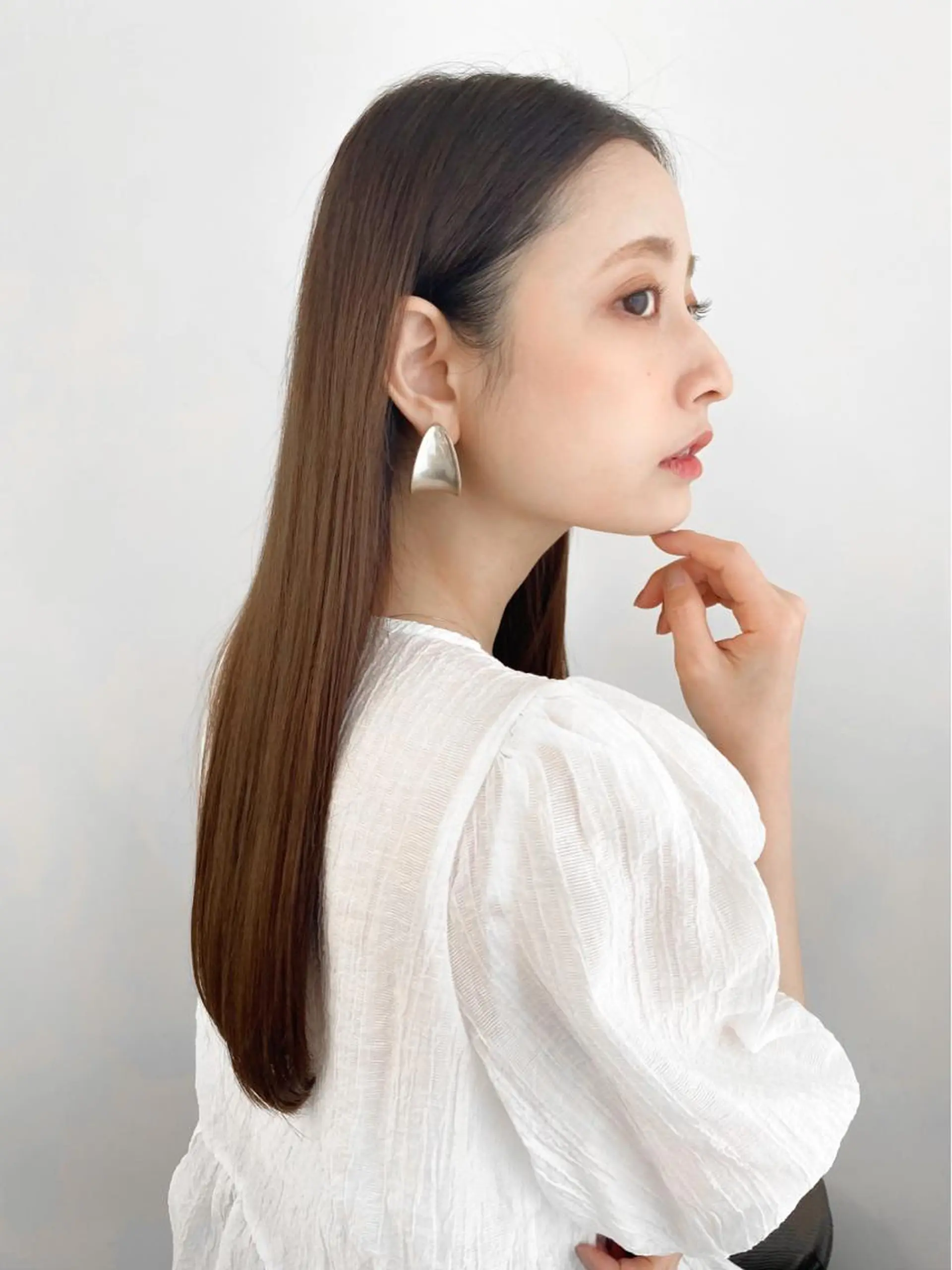 ロング カラー 縮毛矯正 kohana 🎀韓国ヘア🎀🤍のヘアスタイル