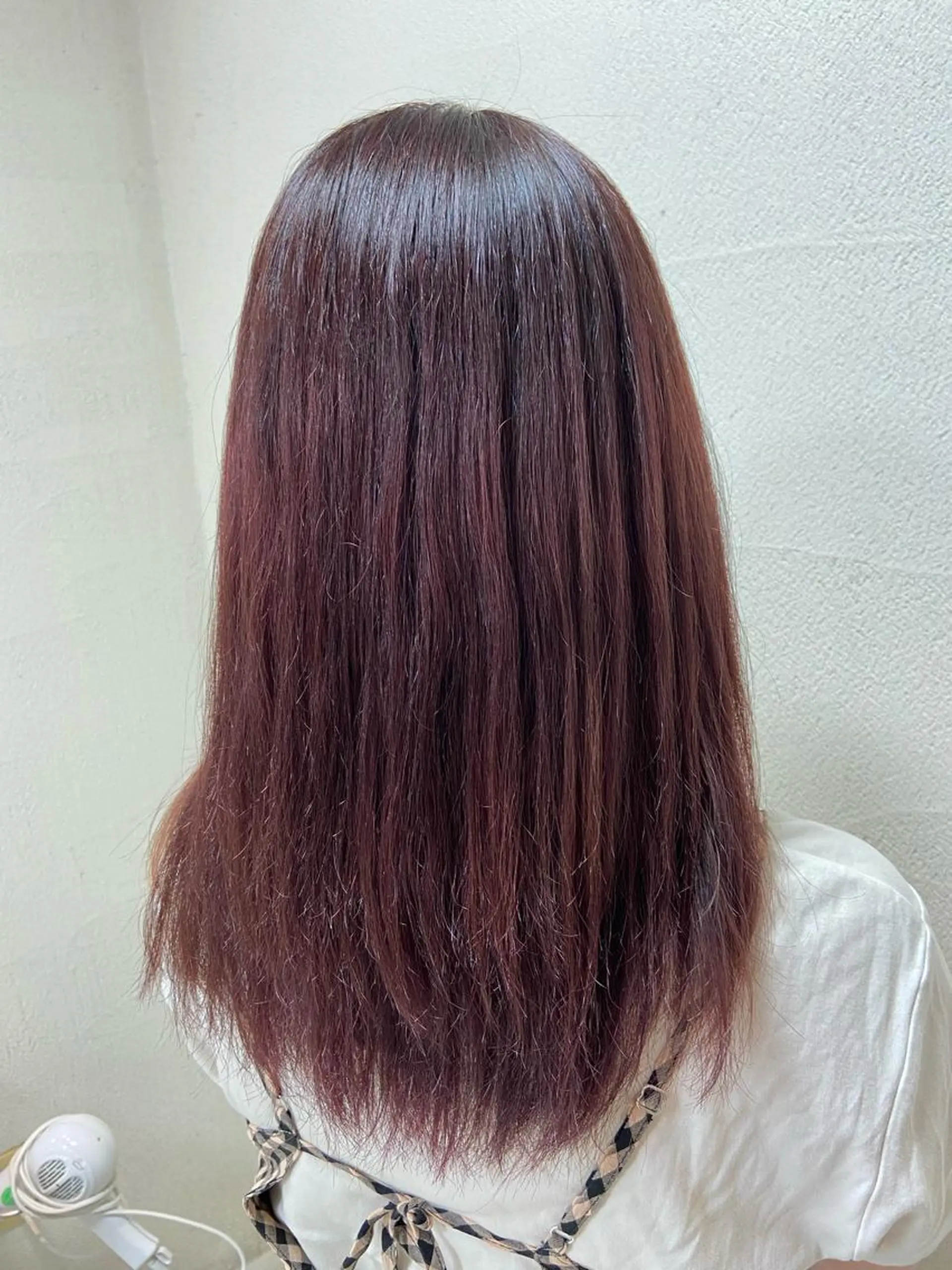 ロング カラー ブリーチ ピンクカラー ピンクパープル パープルカラー カット ヘアカラー トリートメント 菊地 美憂のヘアスタイル