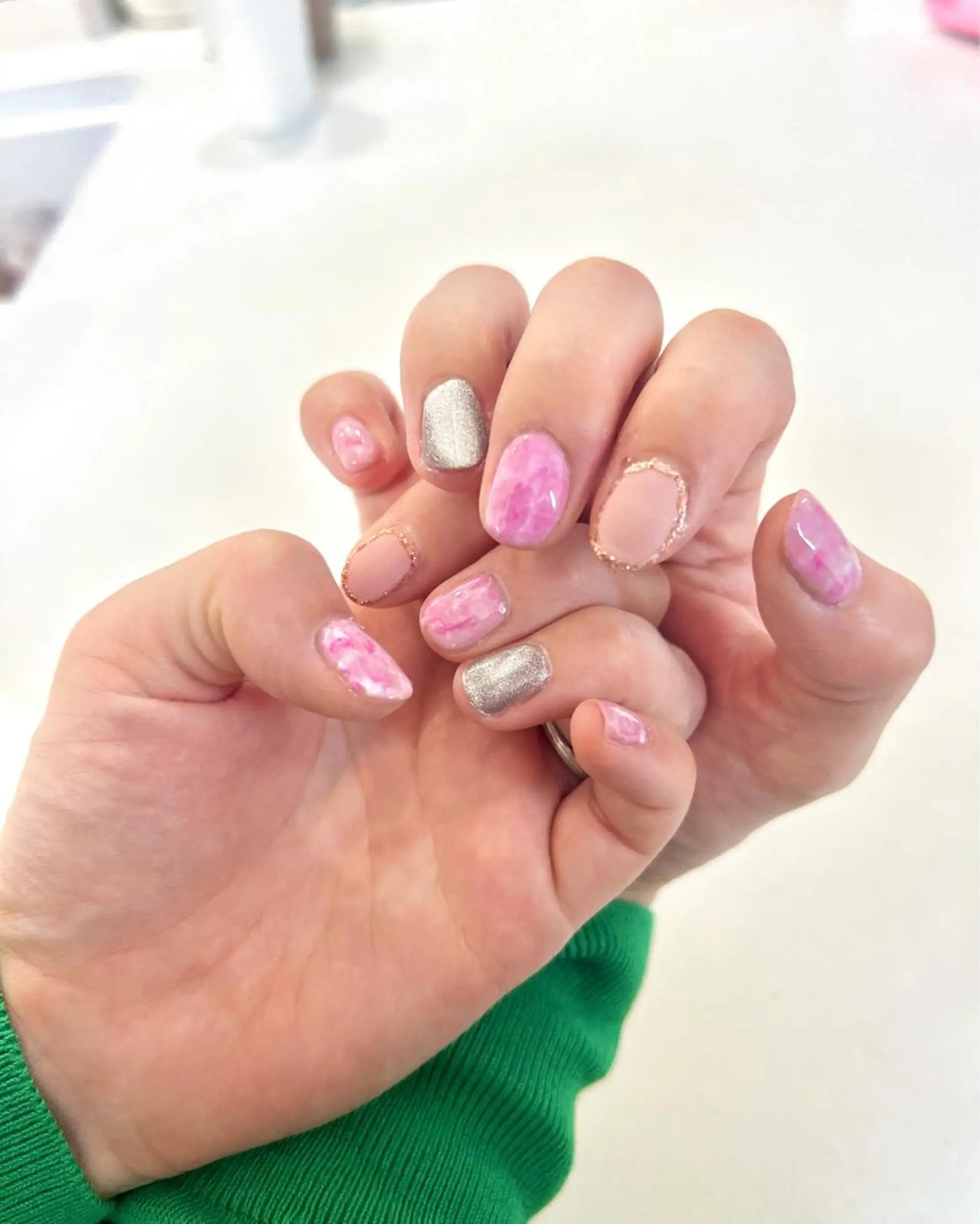 ネイル 大理石ネイル(マーブル) nail salon Defiのネイルデザイン