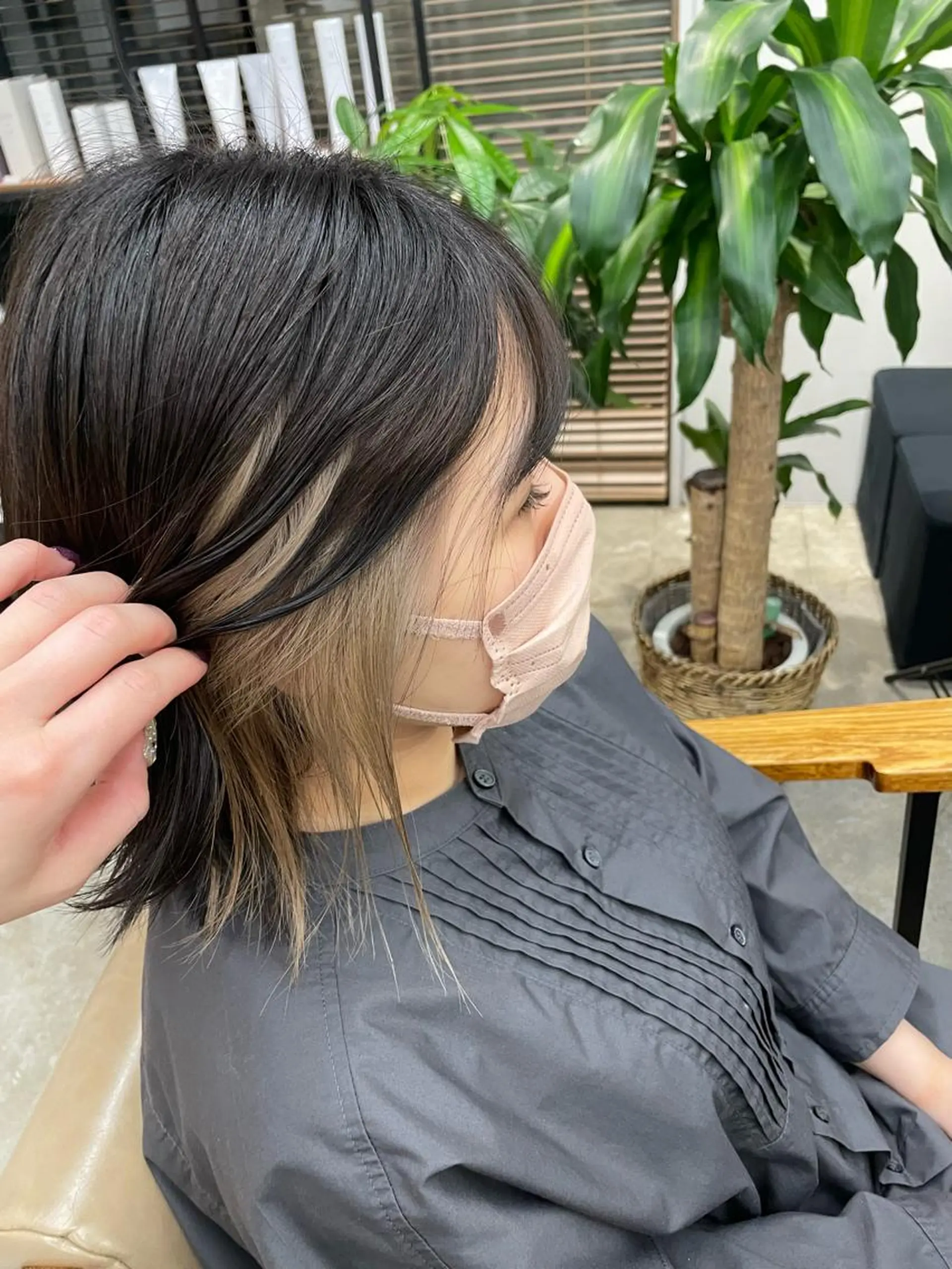 ショート ior北千住【イオール】所属・YU(ハイトーン/ ブリーチカラー)のヘアスタイル