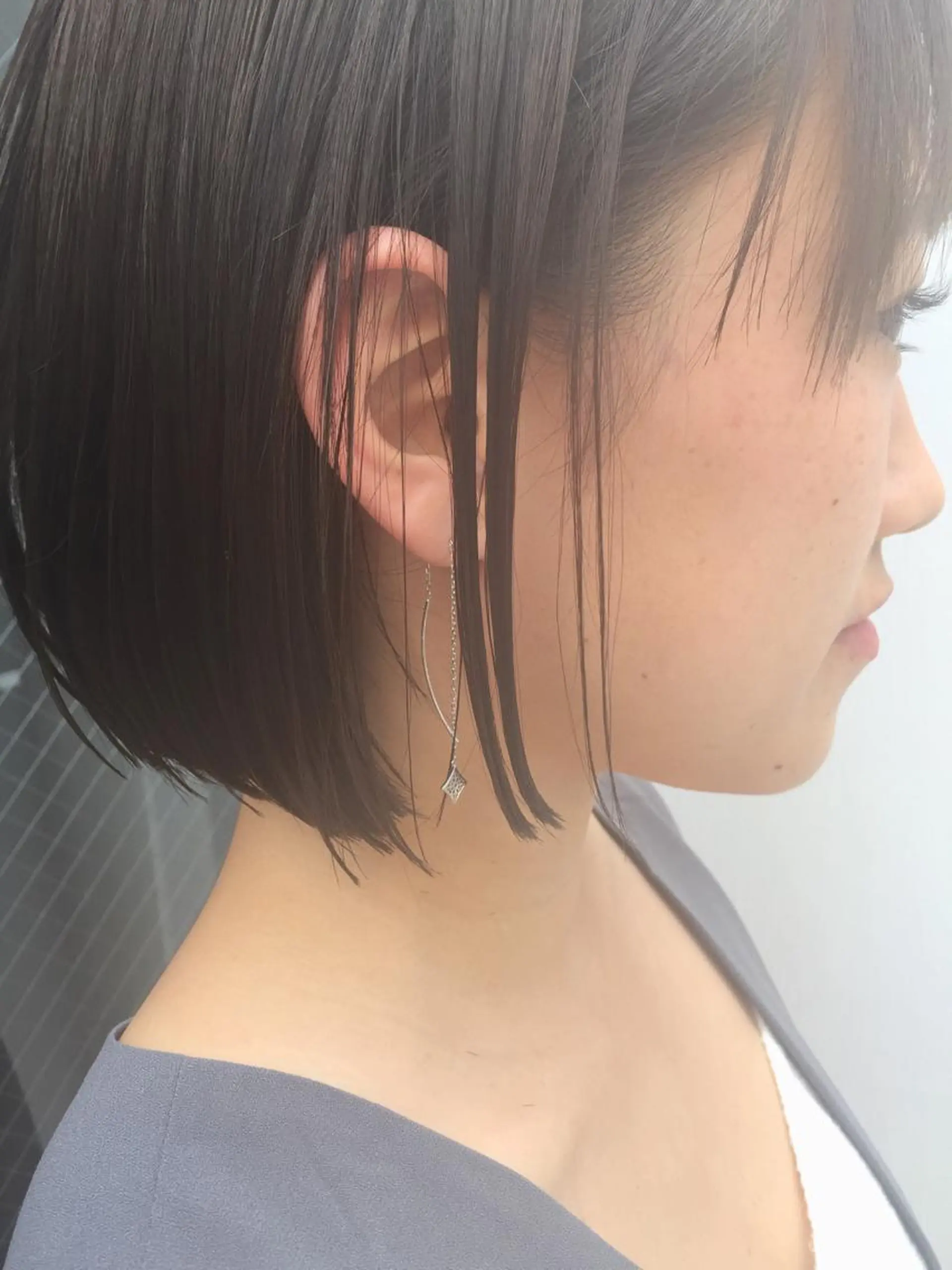 ショート カラー 透明感カラー イルミナカラー ニシオカ タクヤのヘアスタイル