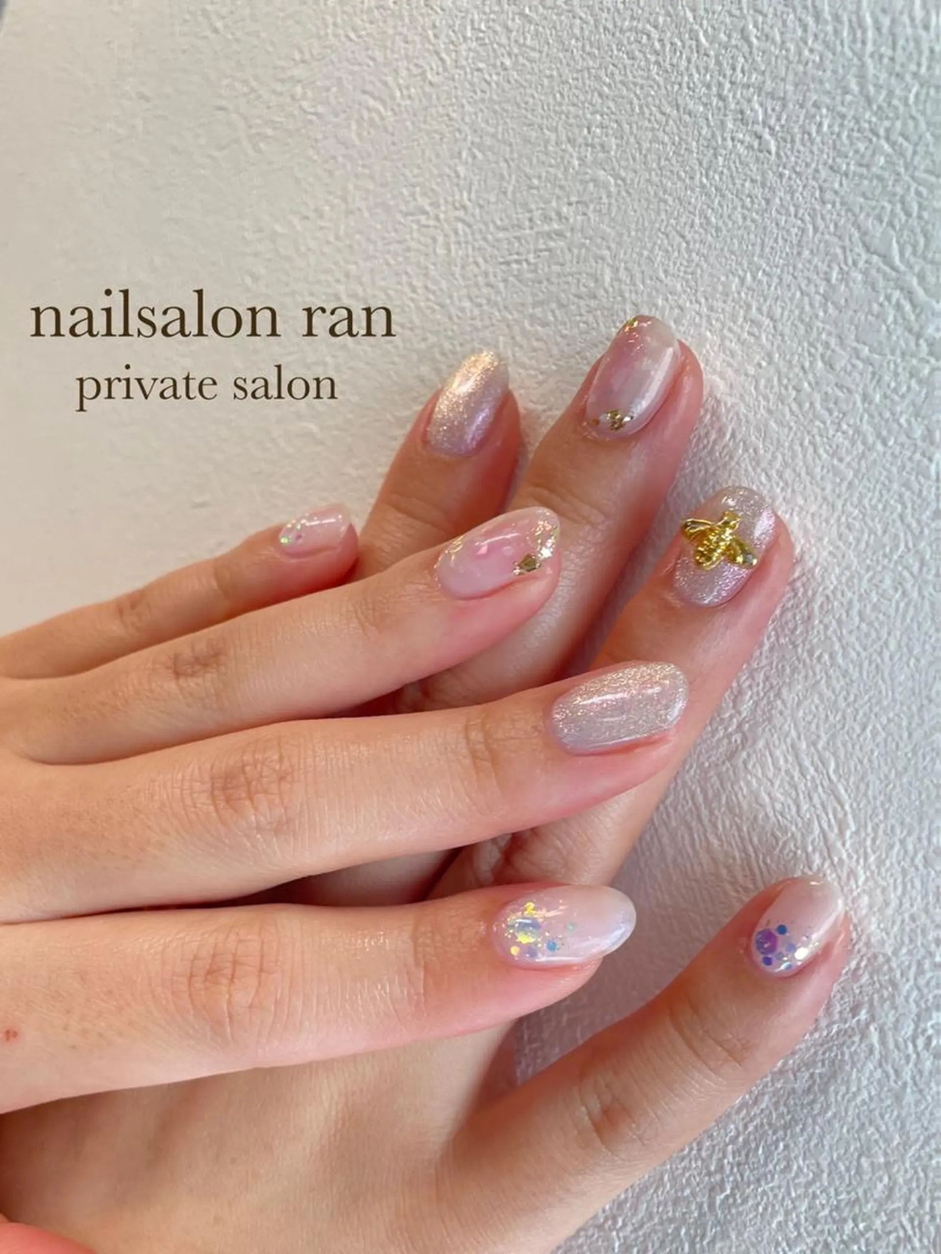 ネイル マグネットネイル 持ち込み nailsalon ranのネイルデザイン