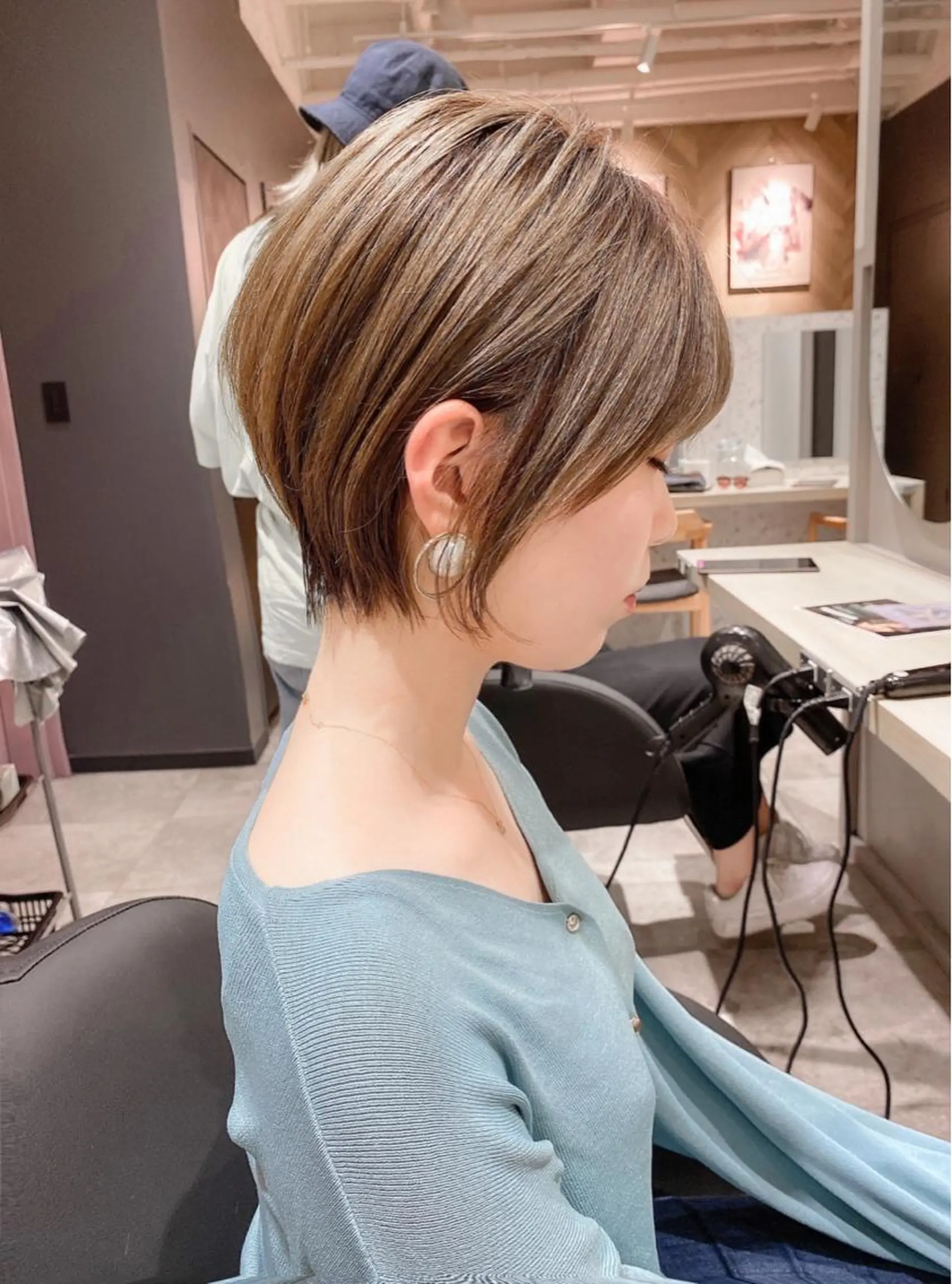ショート カラー カット ヘアカラー トリートメント HARUKI MINATO japan所属・🧡ショートの達人 🧡SHOのヘアスタイル