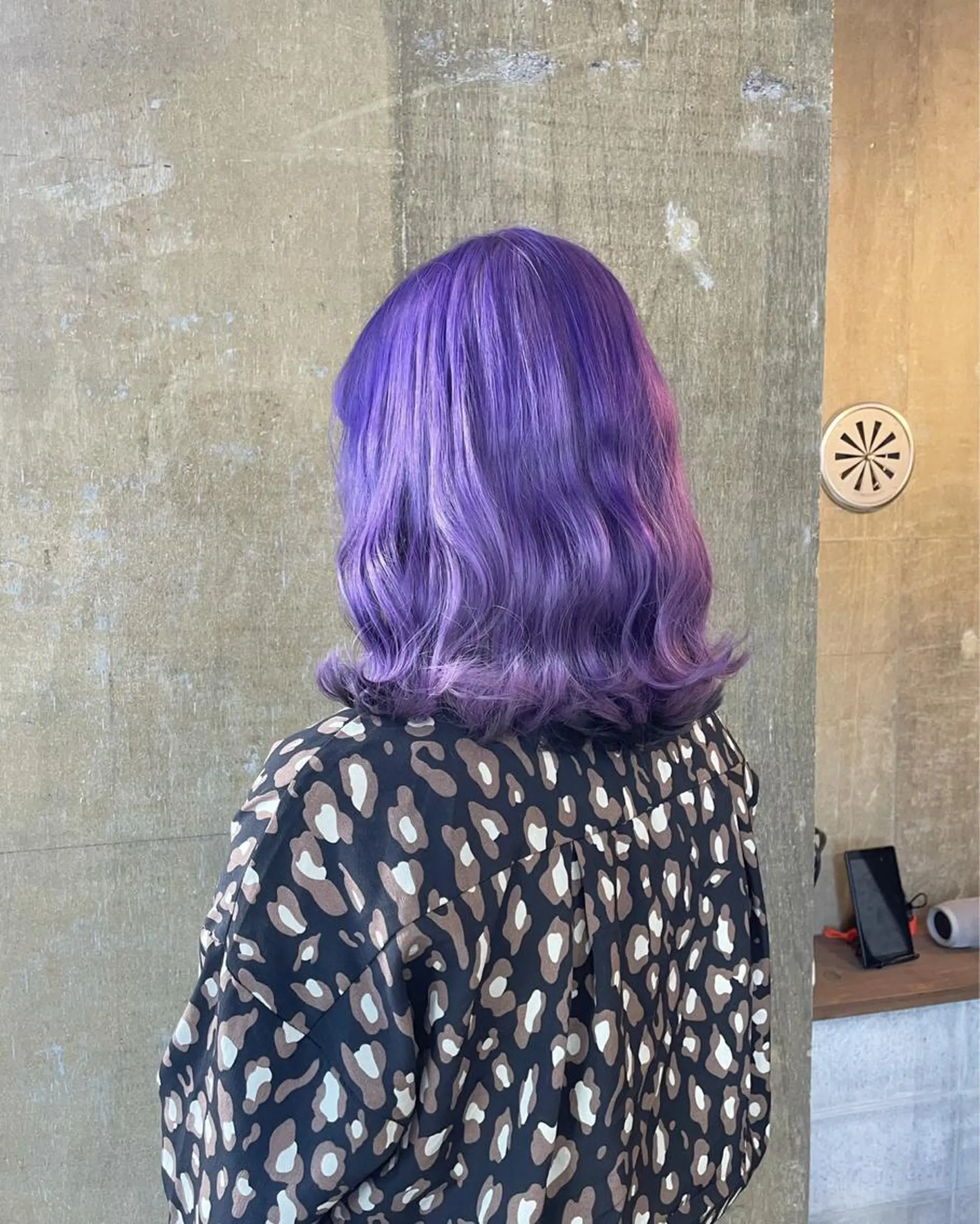 ミディアム カラー パープルカラー 💈Blanco💈 カラー&ケア🌈のヘアスタイル