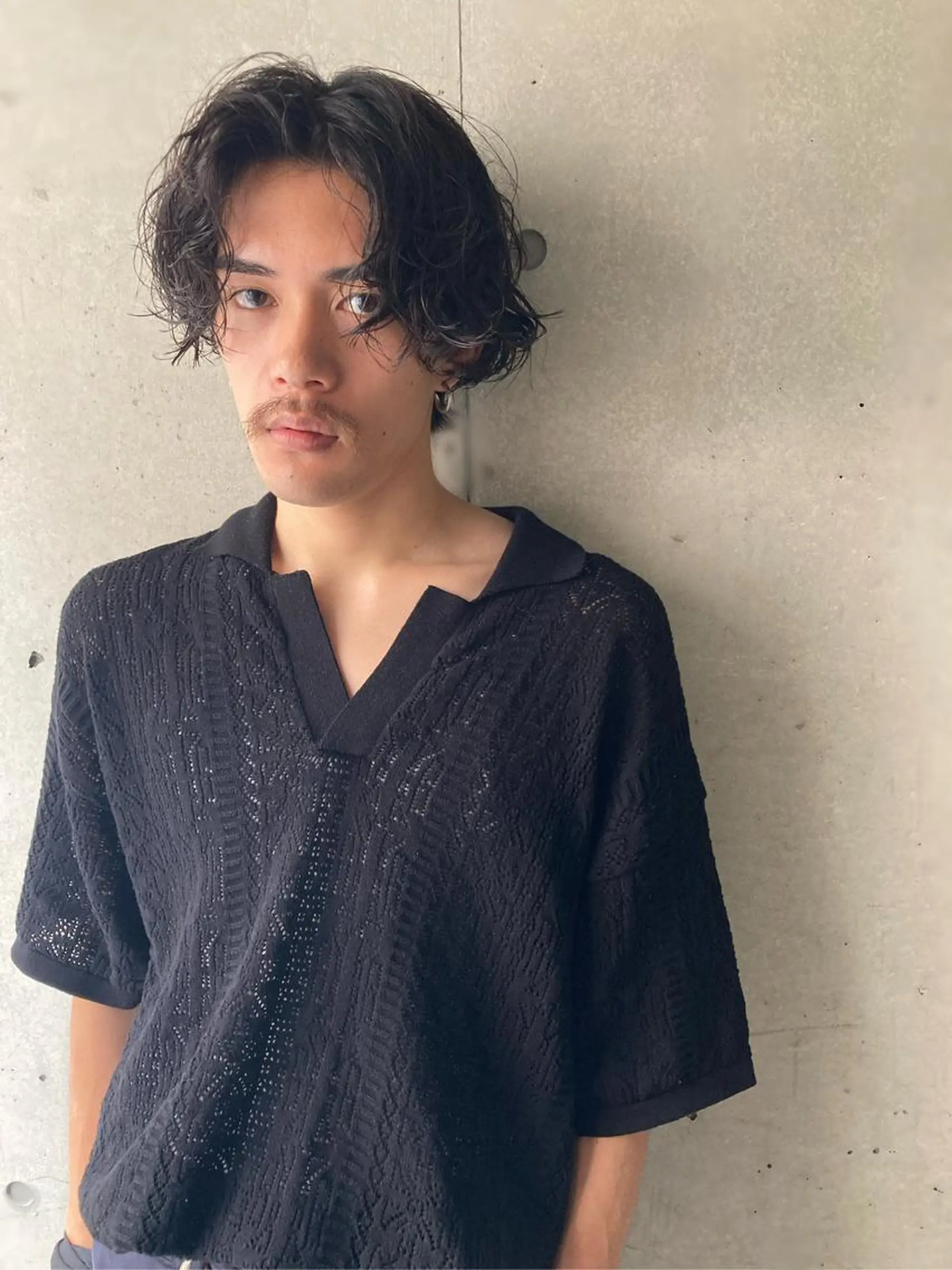 パーマ メンズ メンズパーマ スパイラルパーマ カット パーマ メンズ特化美容師 熊田 鼓汰郎のヘアスタイル