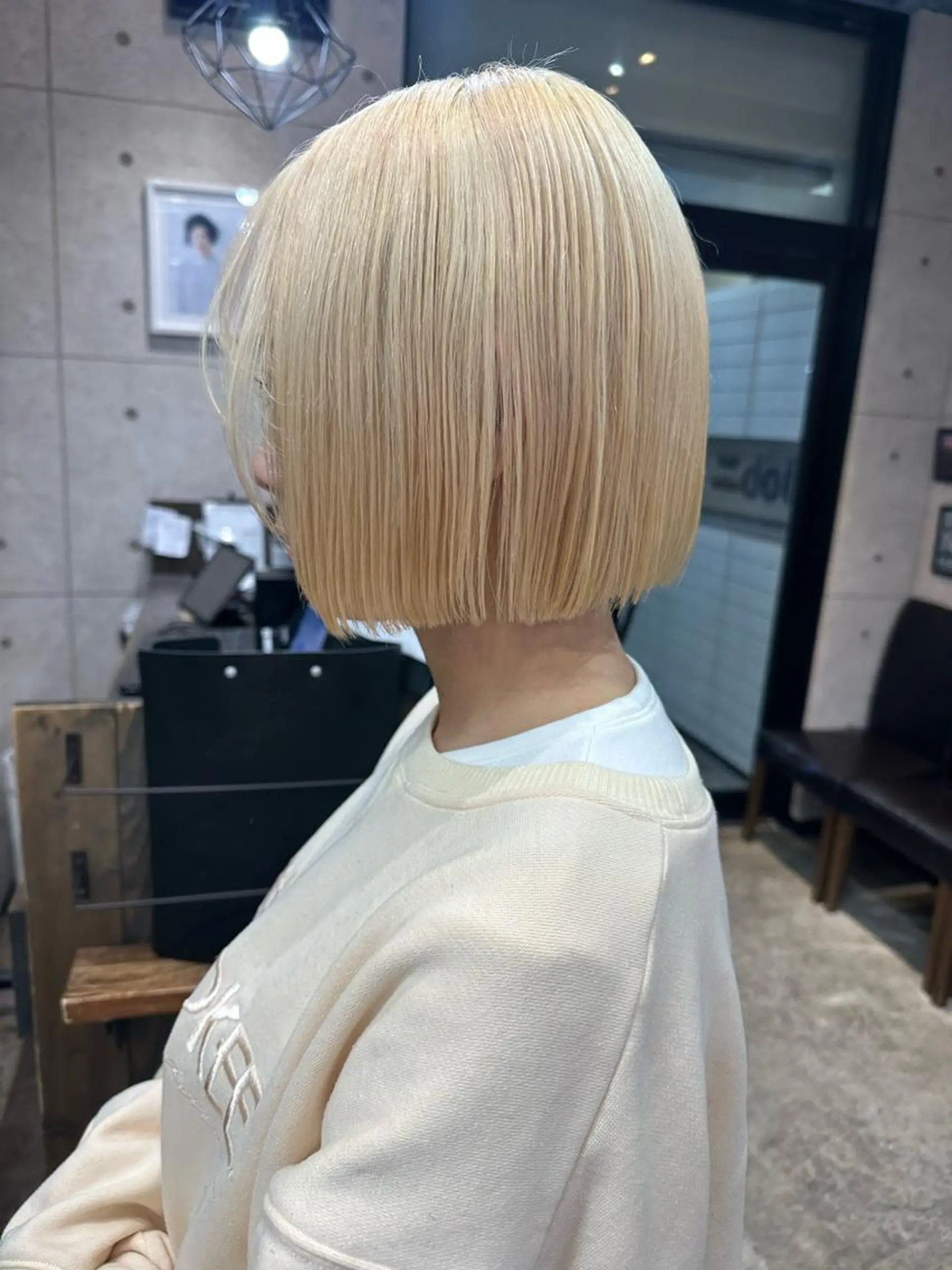 ショート カラー ボブ 遠藤沙也加 韓国ヘア/町田のヘアスタイル