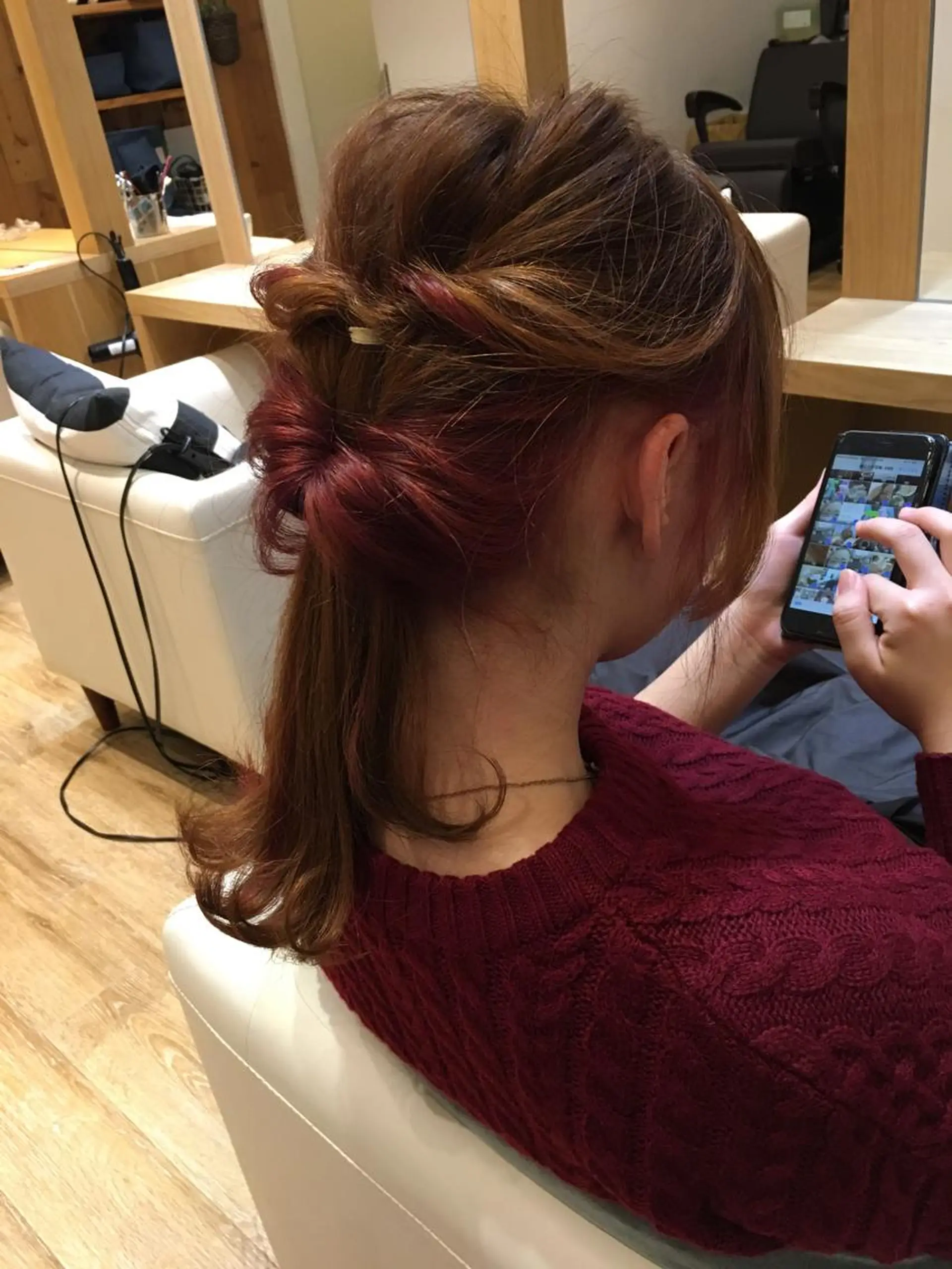 セミロング ロング ヘアアレンジ 寺門 達也のヘアスタイル