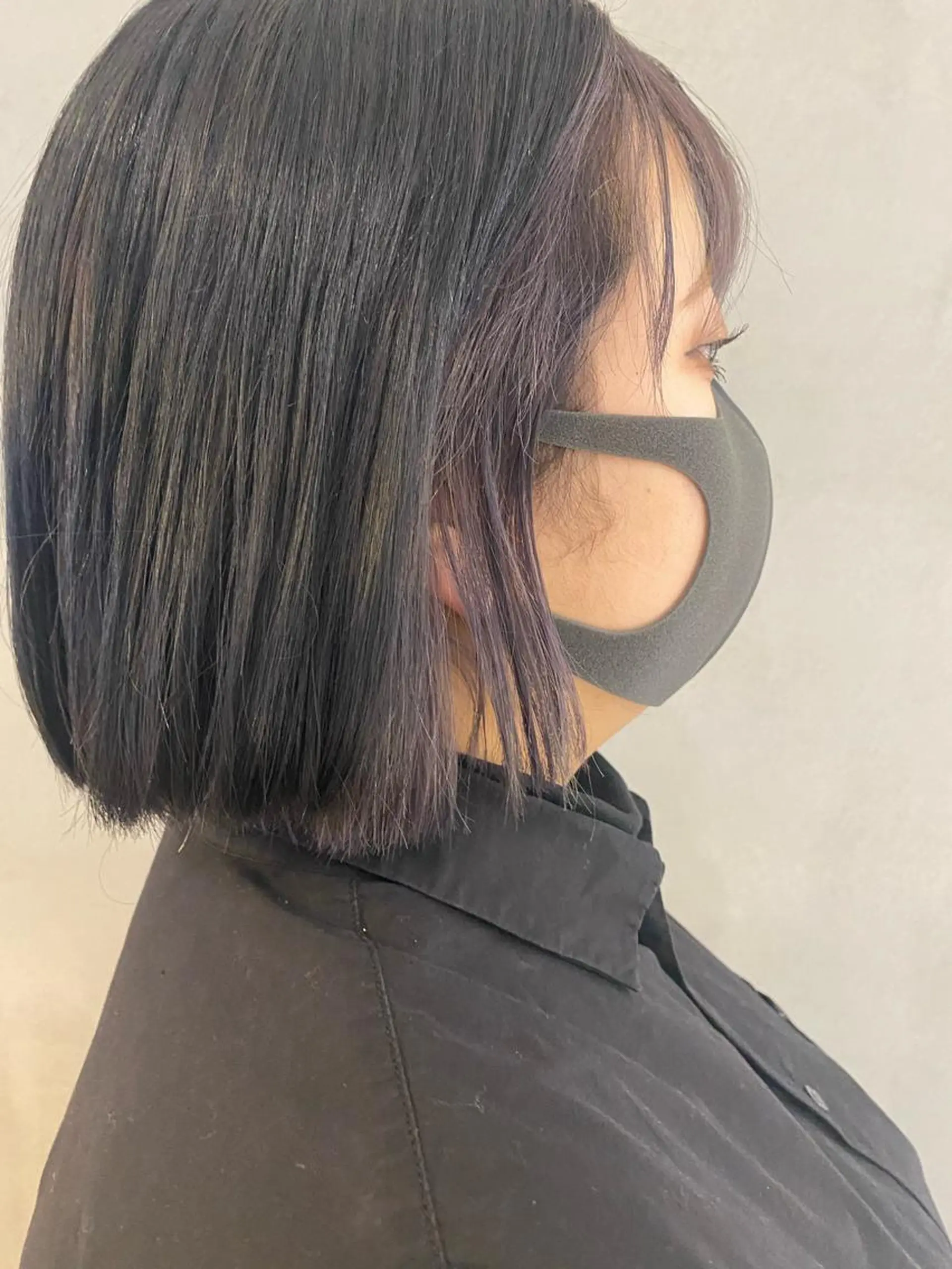 ミディアム カット ヘアカラー 田村 りなのヘアスタイル
