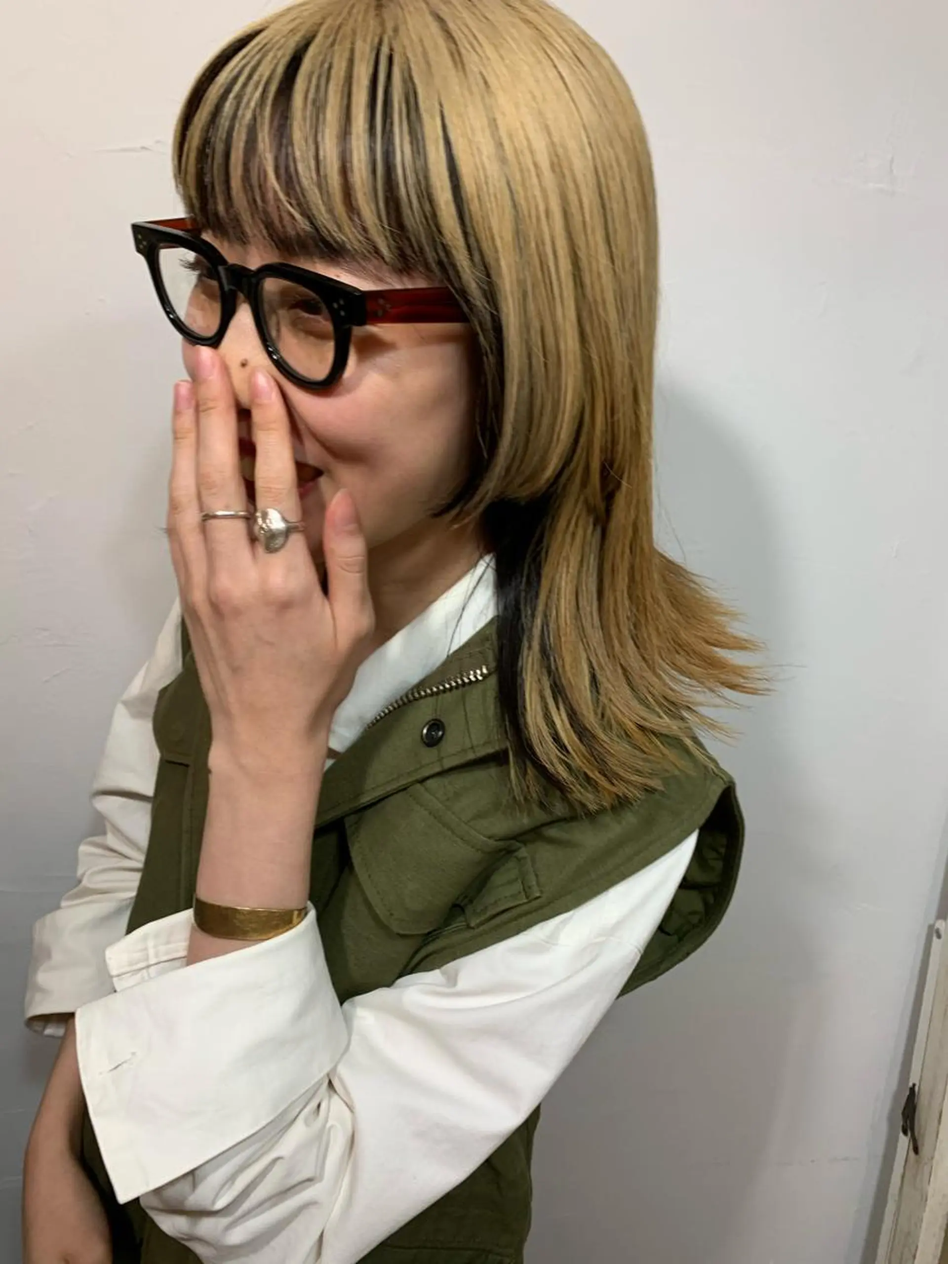 ショート カラー ハイトーンカラー ウルフカット カット ヘアカラー トリートメント ヘアセット ブリーチカラーNo. 1🌈 RYOGAのヘアスタイル