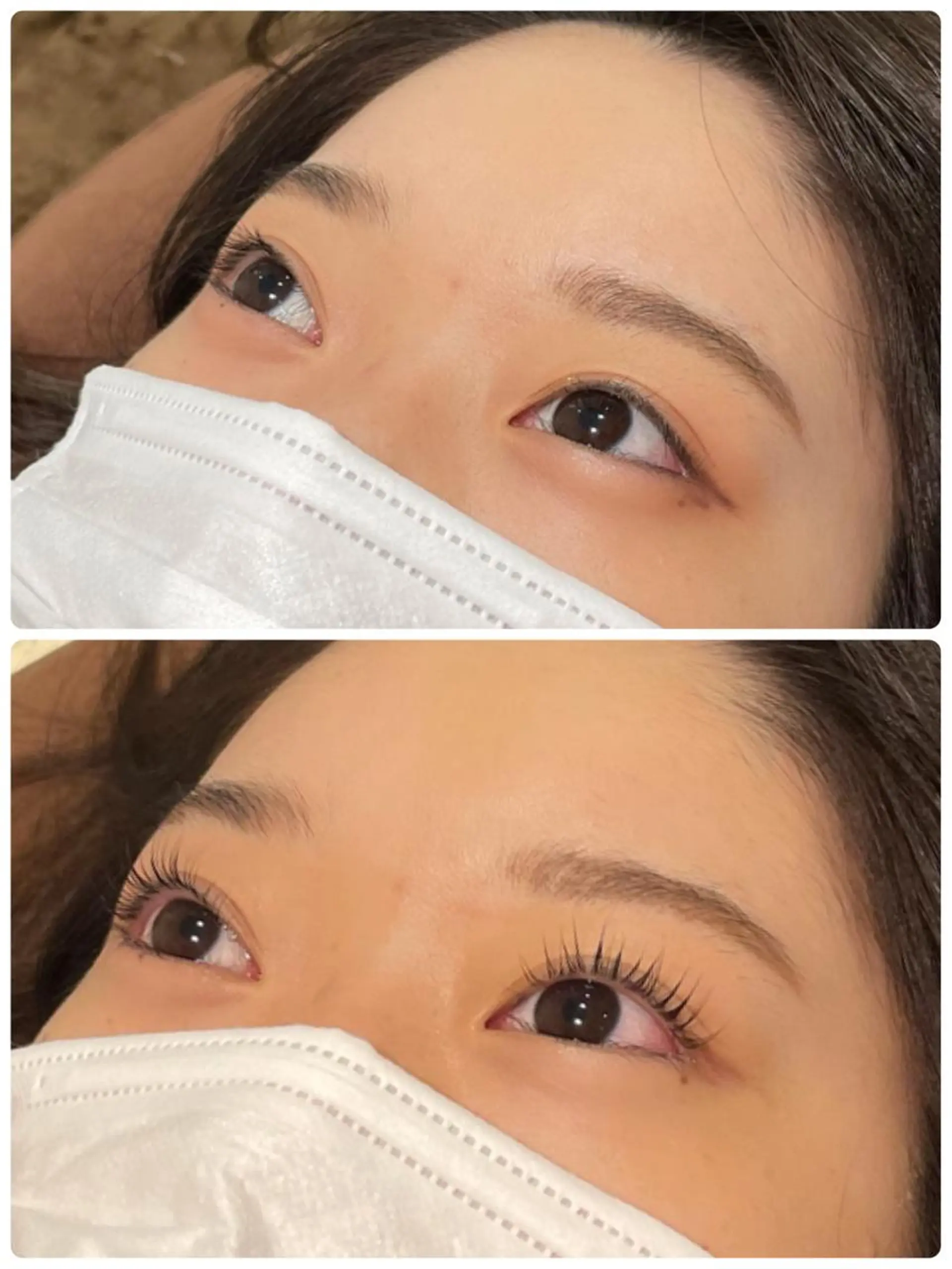 マツエク・マツパ パリジェンヌラッシュリフト SecretBelle梅田北店所属・eye/blow 梅田店momoのマツエク・マツパデザイン